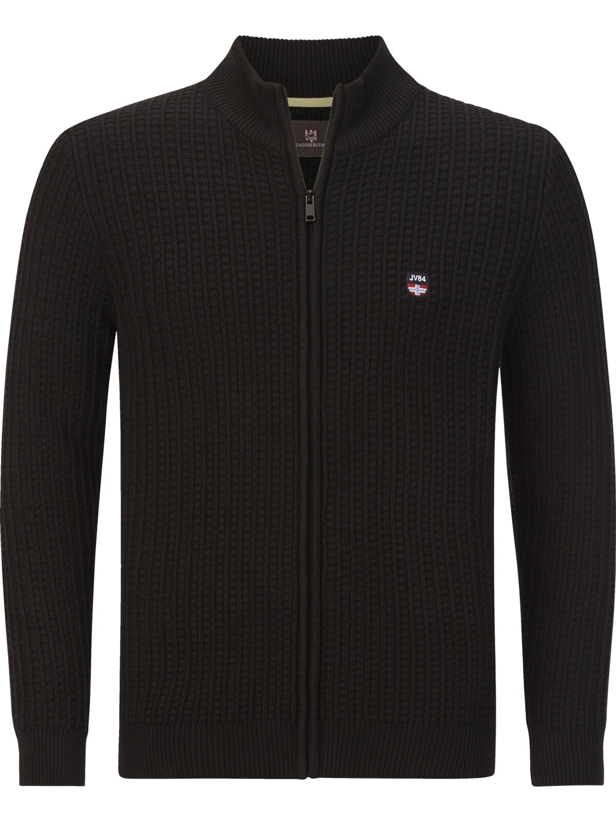 Jan Vanderstorm Strickjacke »Strickjacke ONERVA«, mit elastischem Saumbund