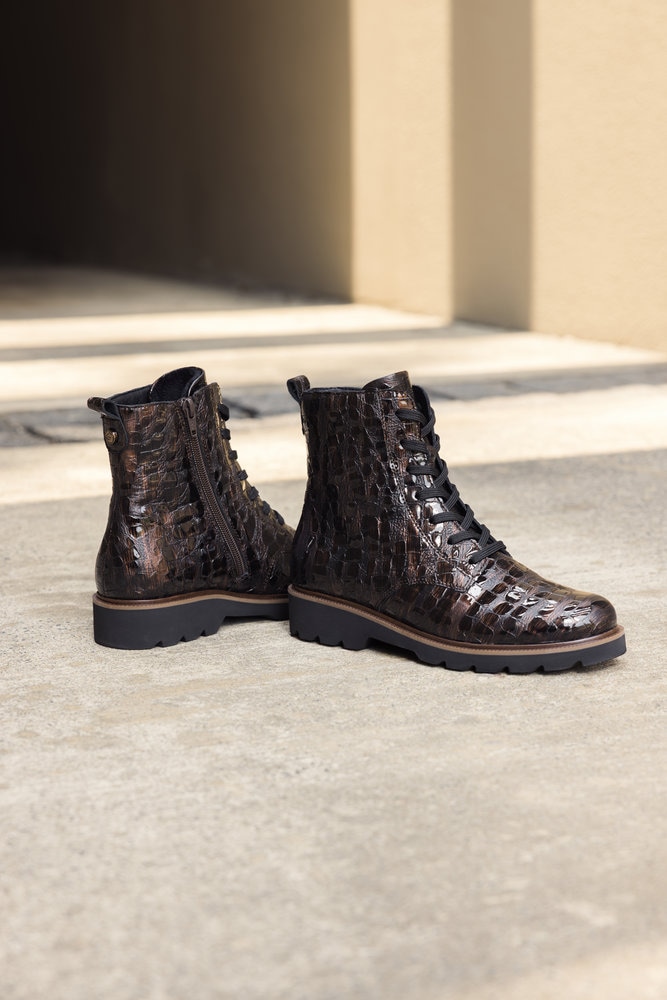 Remonte Schnürstiefelette  Schnürboots in modischer Optik, Profilsohle