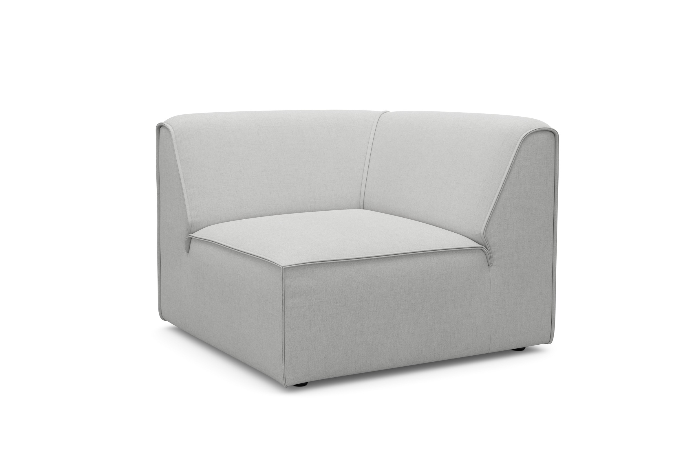RAUM.ID Sofa-Eckelement »Merid, Sofaelement, Maße B/T/H: 97/97/46 cm«, als Modul oder separat verwendbar, für individuelle Zusammenstellung