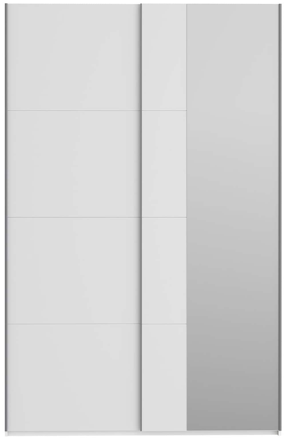 FORTE Schwebetürenschrank »Fittio. Made in Europe, 2 Schiebetüren, modernes Design« Höhe 2,35 mtr, stehende Montage, Spiegel