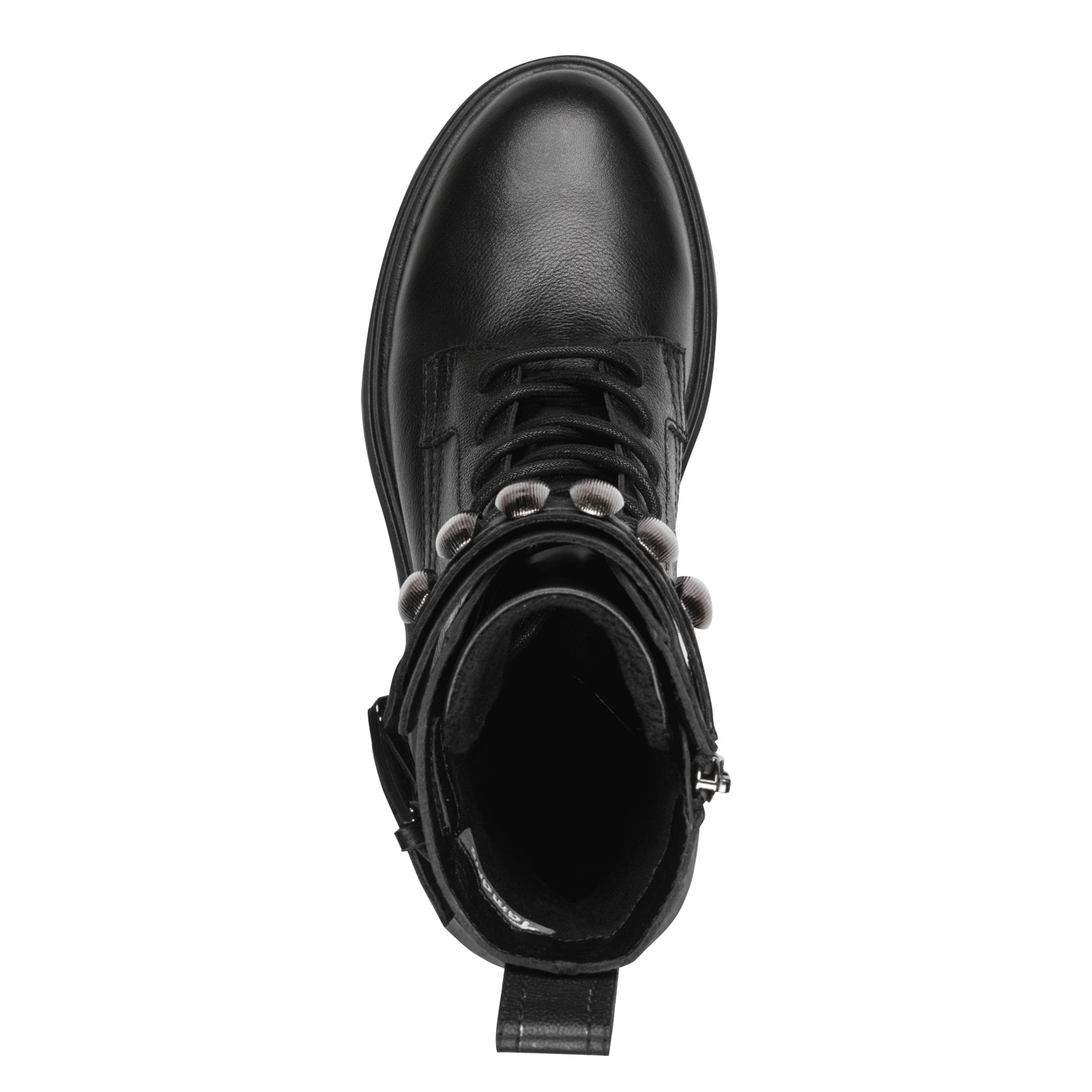 Tamaris Schnürstiefelette  , Blockabsatz, Schnürboots mit Schmuckelementen in Metallicoptik