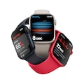 Apple Smartwatch »Series 8, GPS, Aluminium-Gehäuse, 45 mm mit Sportarmband«, (Watch OS)