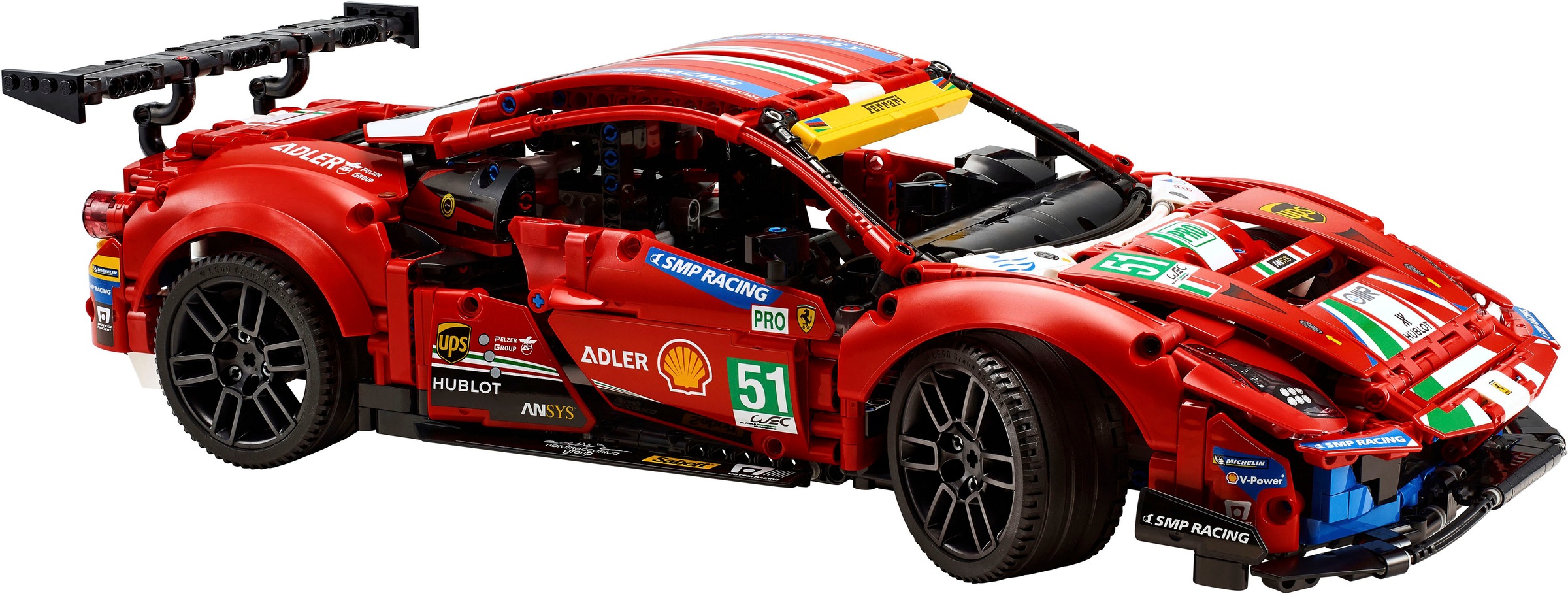 LEGO® Konstruktionsspielsteine »Ferrari 488 GTE “AF Corse #51” (42125), LEGO® Technic«, (1682 St.), Made in Europe