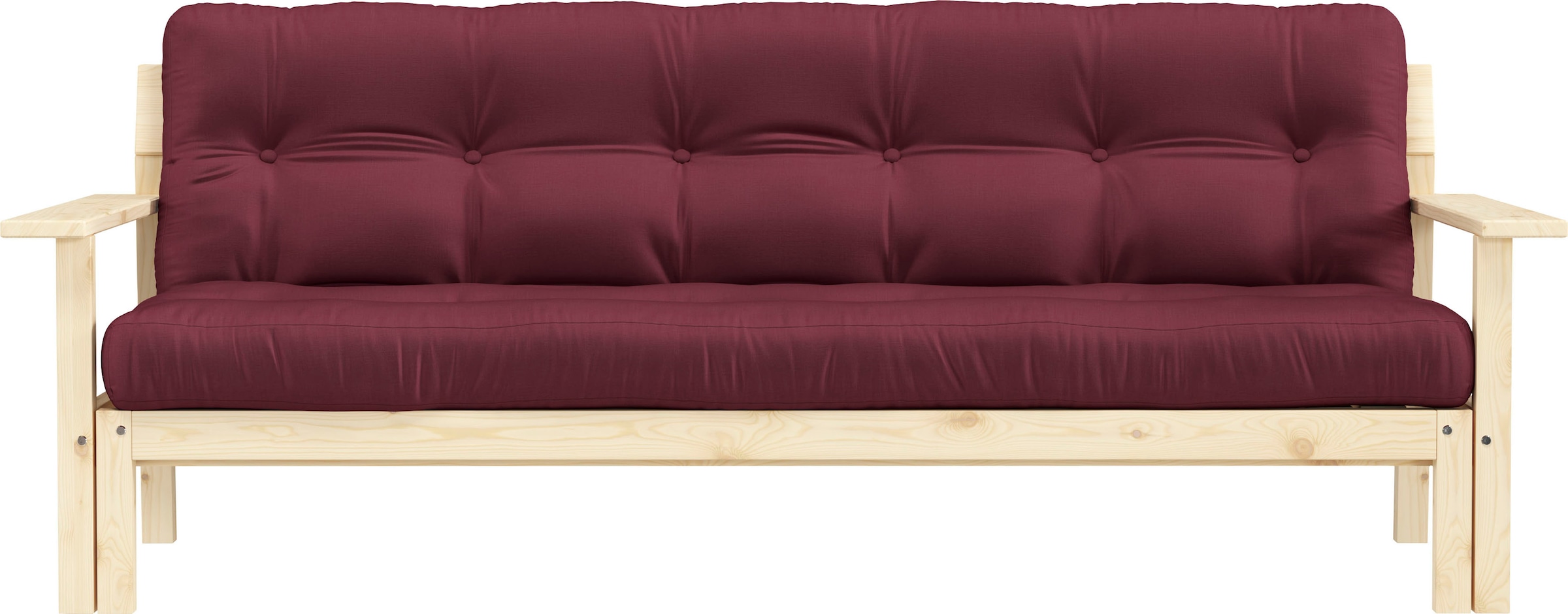Karup Design Schlafsofa "Unwind" Mit Holzstruktur, inkl. Futonmatratze, Liegefläche 130x190 cm