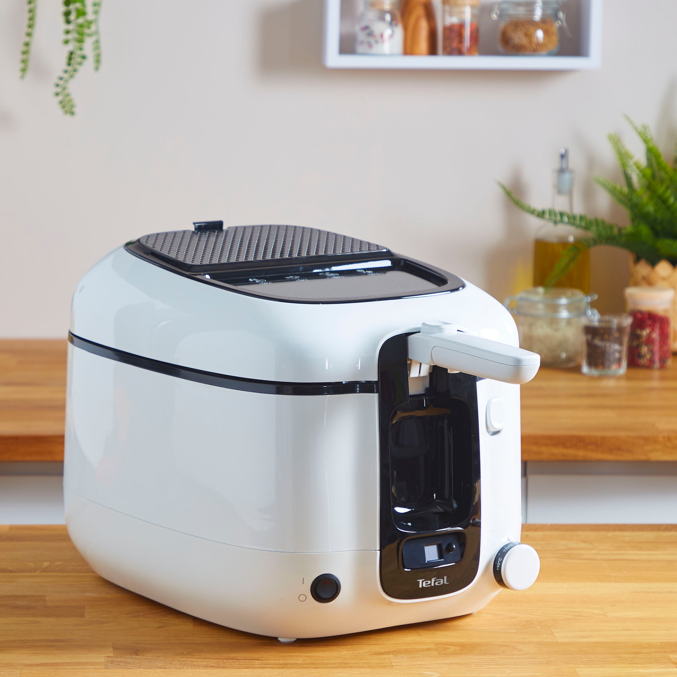 Tefal Fritteuse »Super Uno«, 1800 W, Fassungsvermögen 2,2 l, Timer, Kapazität: 2,2 L, einfache Reinigung, Geruchsfilter, FR3140