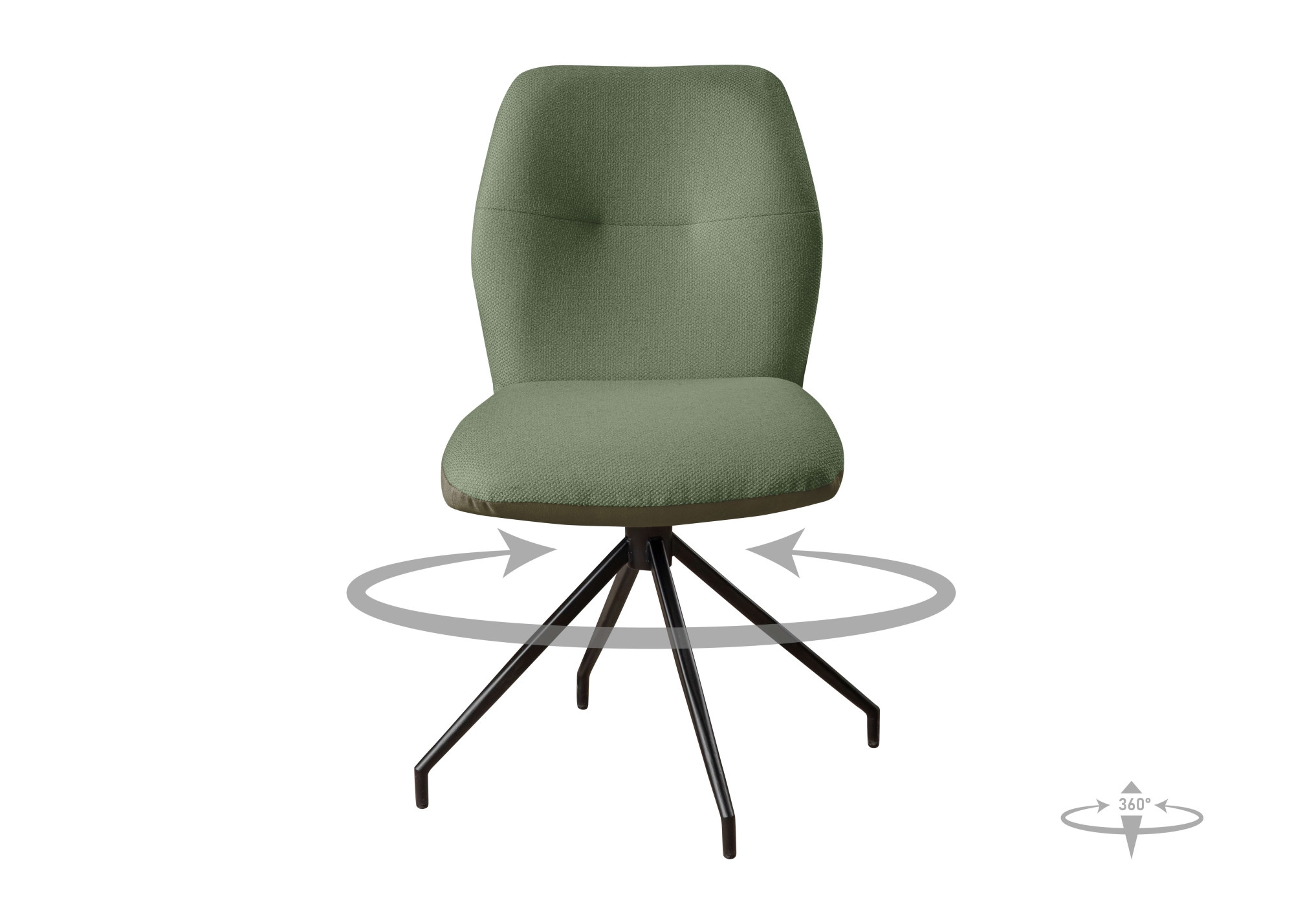 OTTO home Eckbankgruppe »Gabi Essecke, Sitzgruppe, Eckbankgruppe, Küchenbankgruppe« Set, 4tlg, 4 tlg. tlg. Stuhl: 360° drehbar (Rückst.), 2-Stoff-Design. Wellenfederung Eckbank