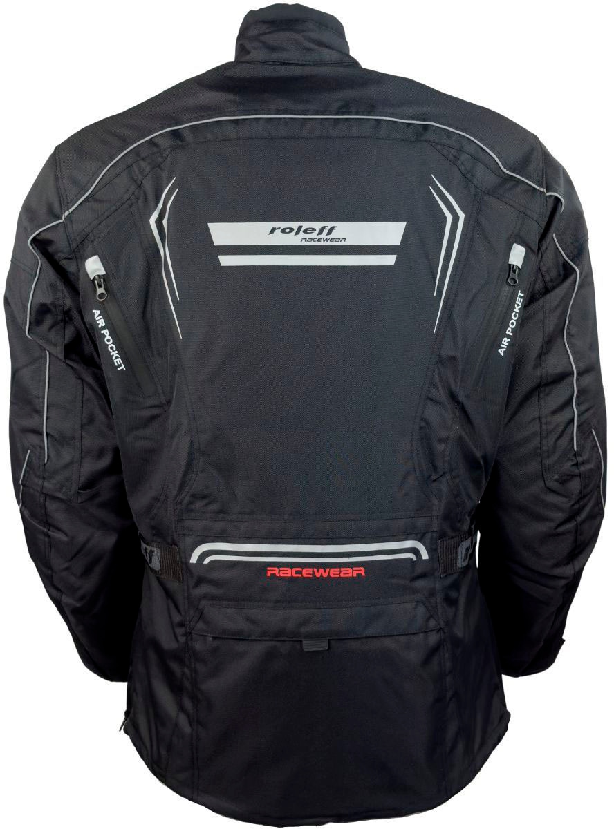 roleff Motorradjacke »Turin«, mit Sicherheitsstreifen