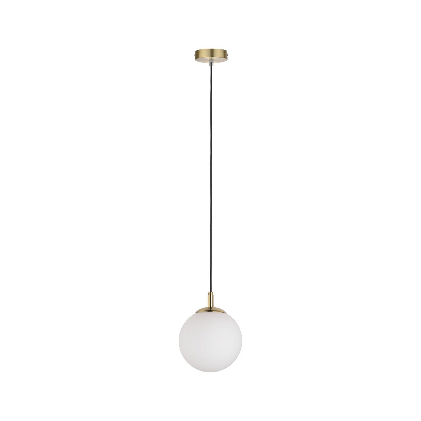 Paulmann Pendelleuchte »Neordic Menja max. 1x20W Weiß/Messing gebürstet 230V Glas/Metall«, 1 flammig, Leuchtmittel E27 | ohne Leuchtmittel, E27