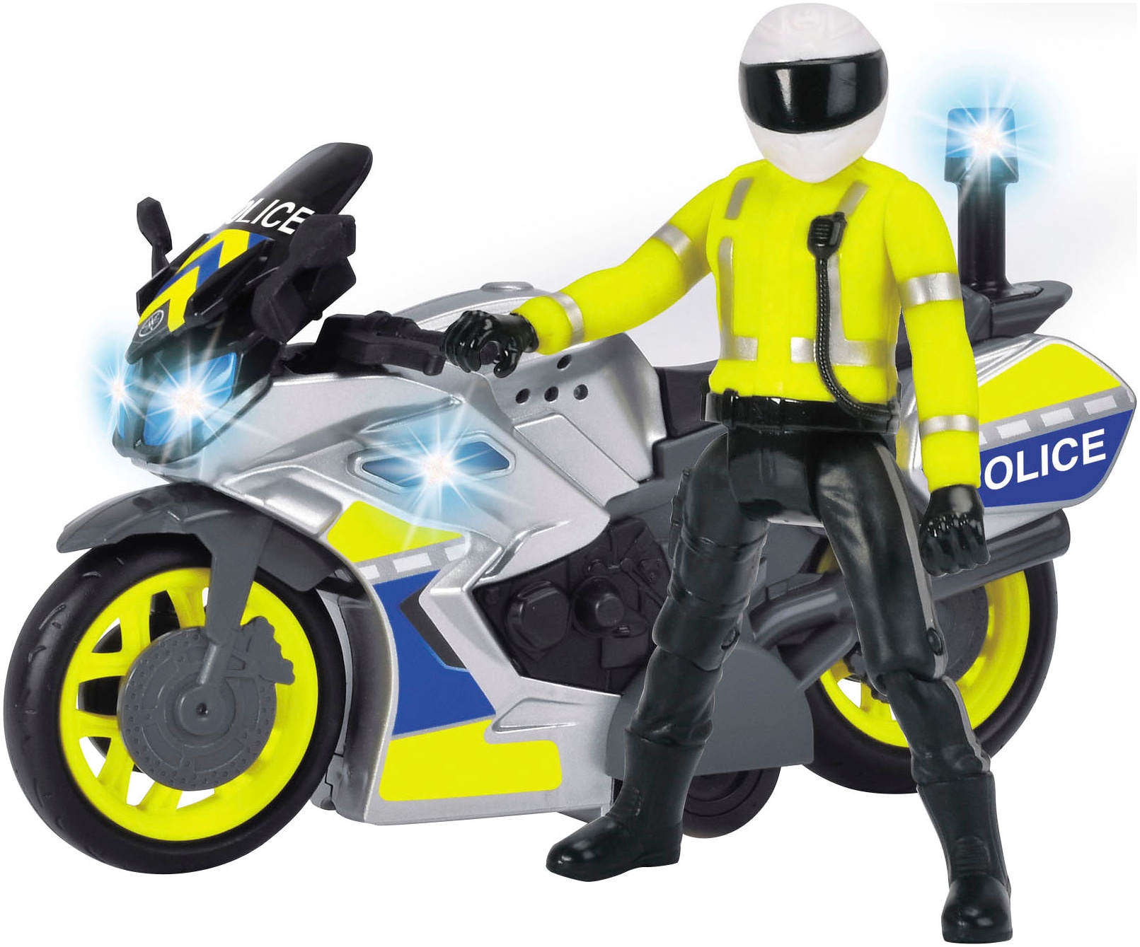 Dickie Toys Spielzeug-Motorrad »Police Bike«, mit Licht und Sound