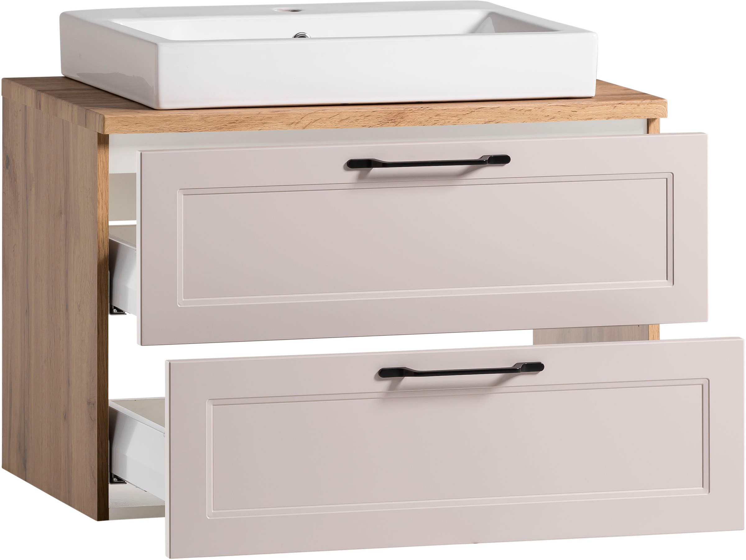 welltime Waschtisch »Lana«, Badmöbel inkl. Waschbecken, 80 cm breit