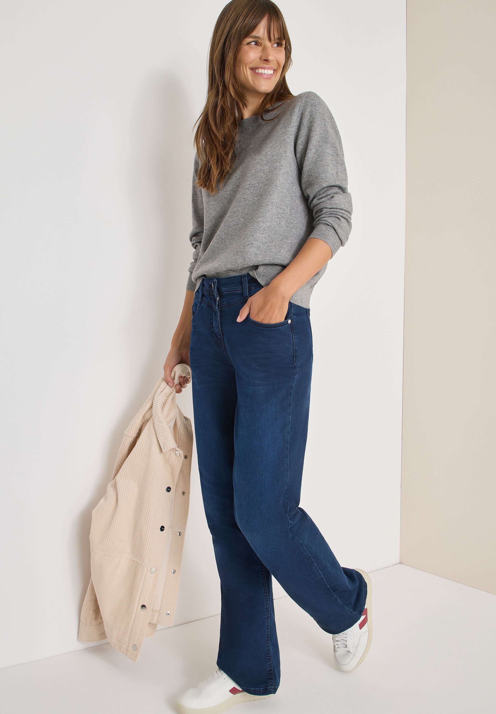 Cecil Strickpullover Rundhalspullover, Regular Fit,