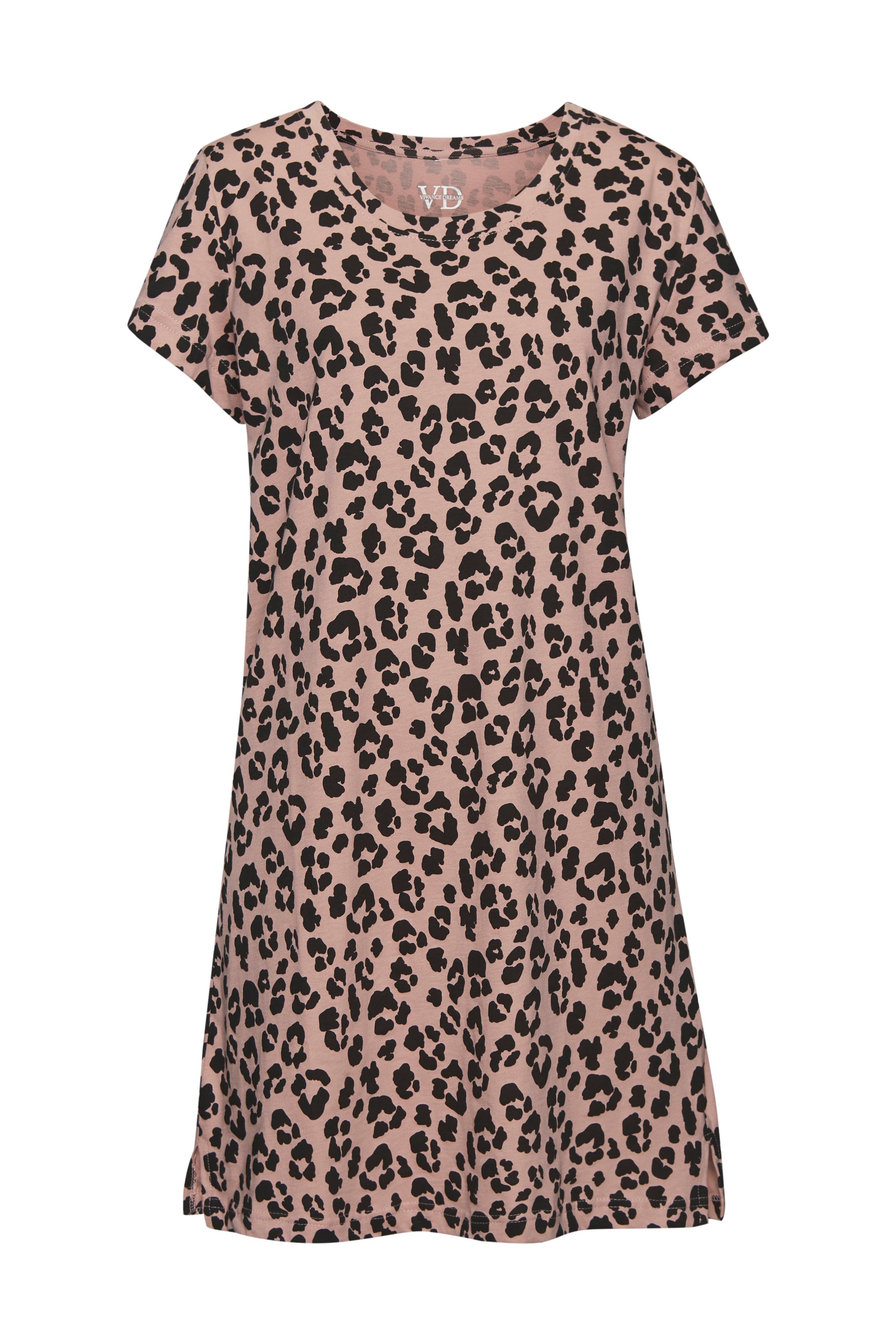 Vivance Dreams Sleepshirt, (2er-Pack), mit Leo-Muster