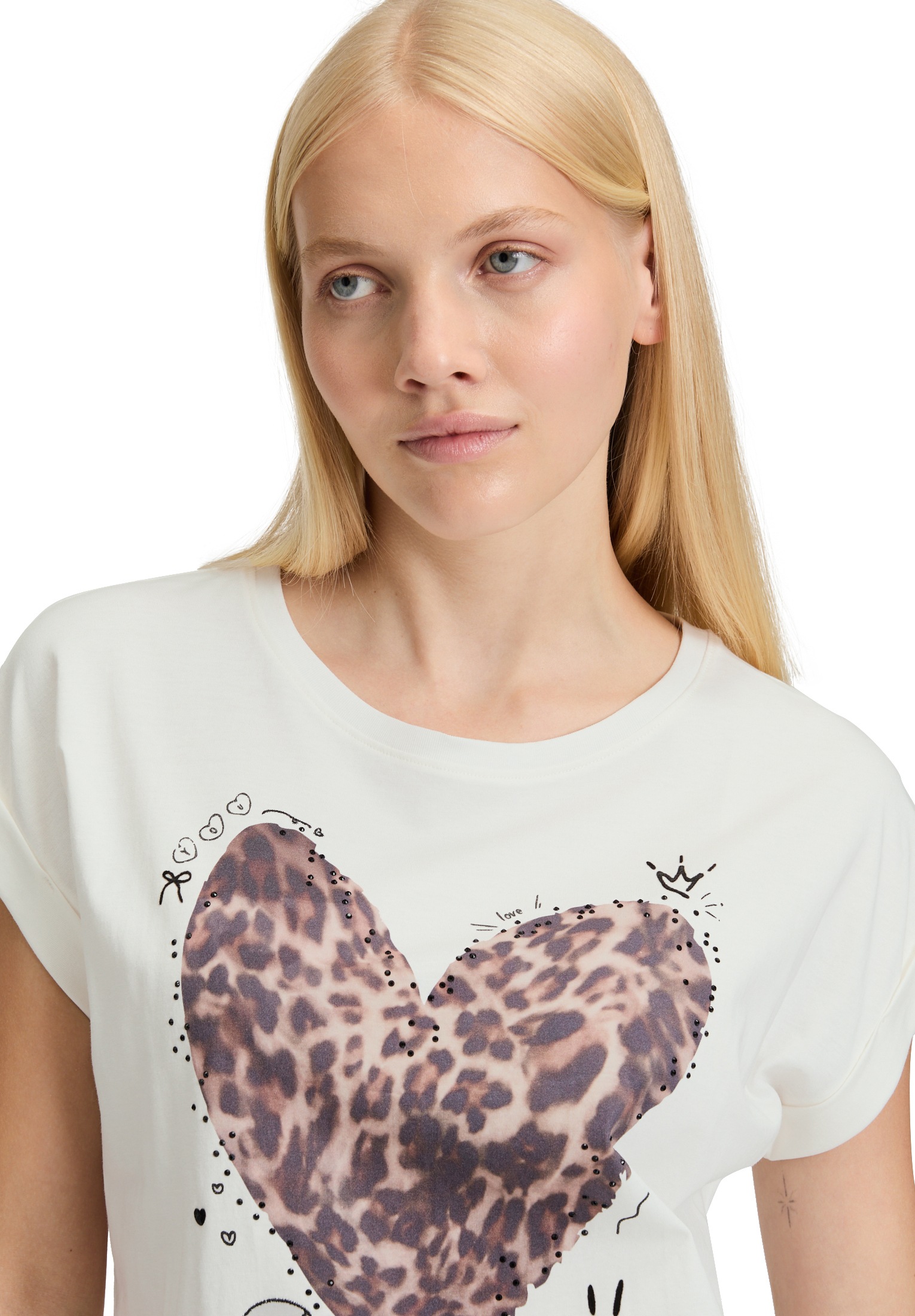 Cartoon Langarmshirt »Printshirt mit Ärmelaufschlag«