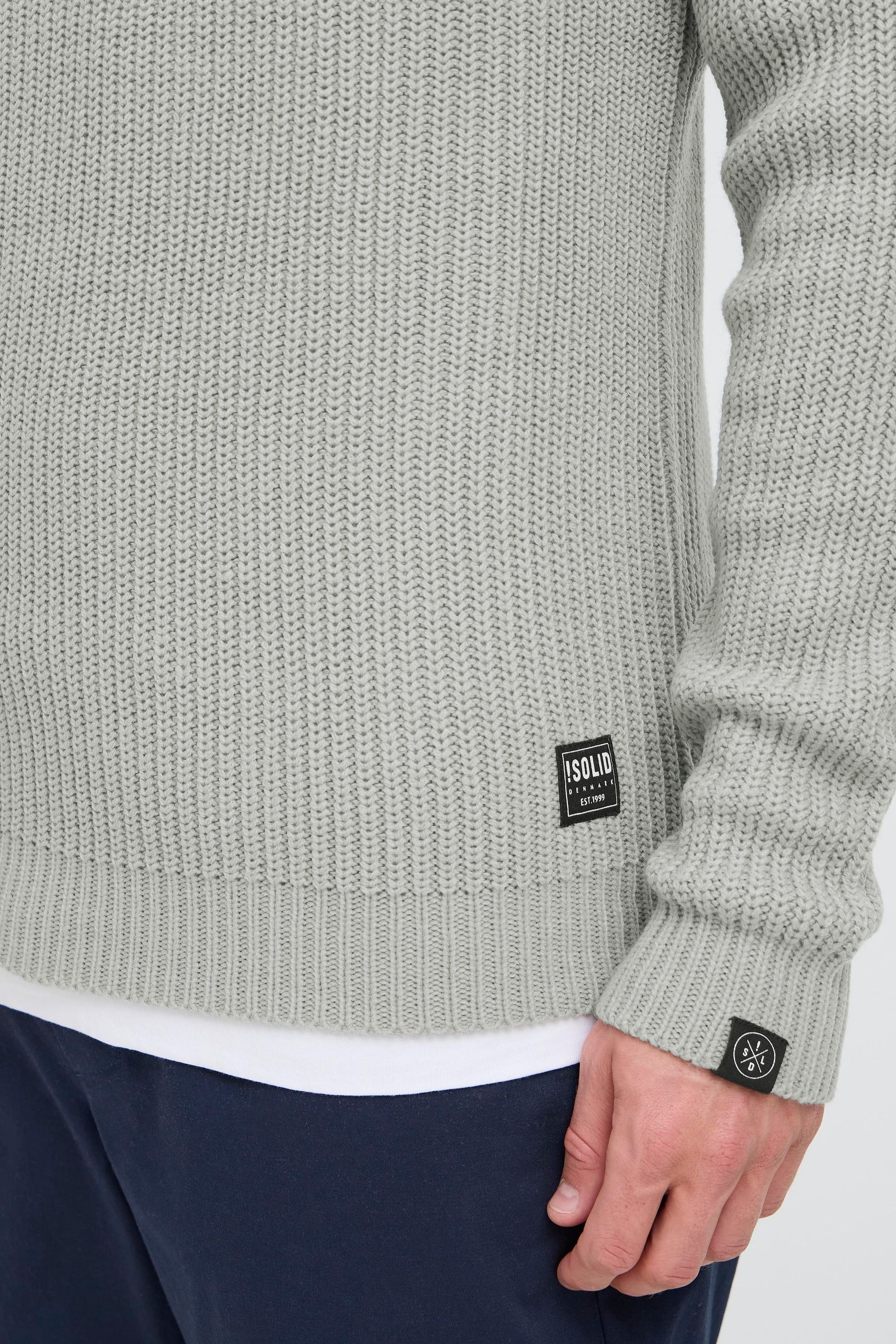 !Solid Strickfleece-Pullover »Strickpullover SDARON«