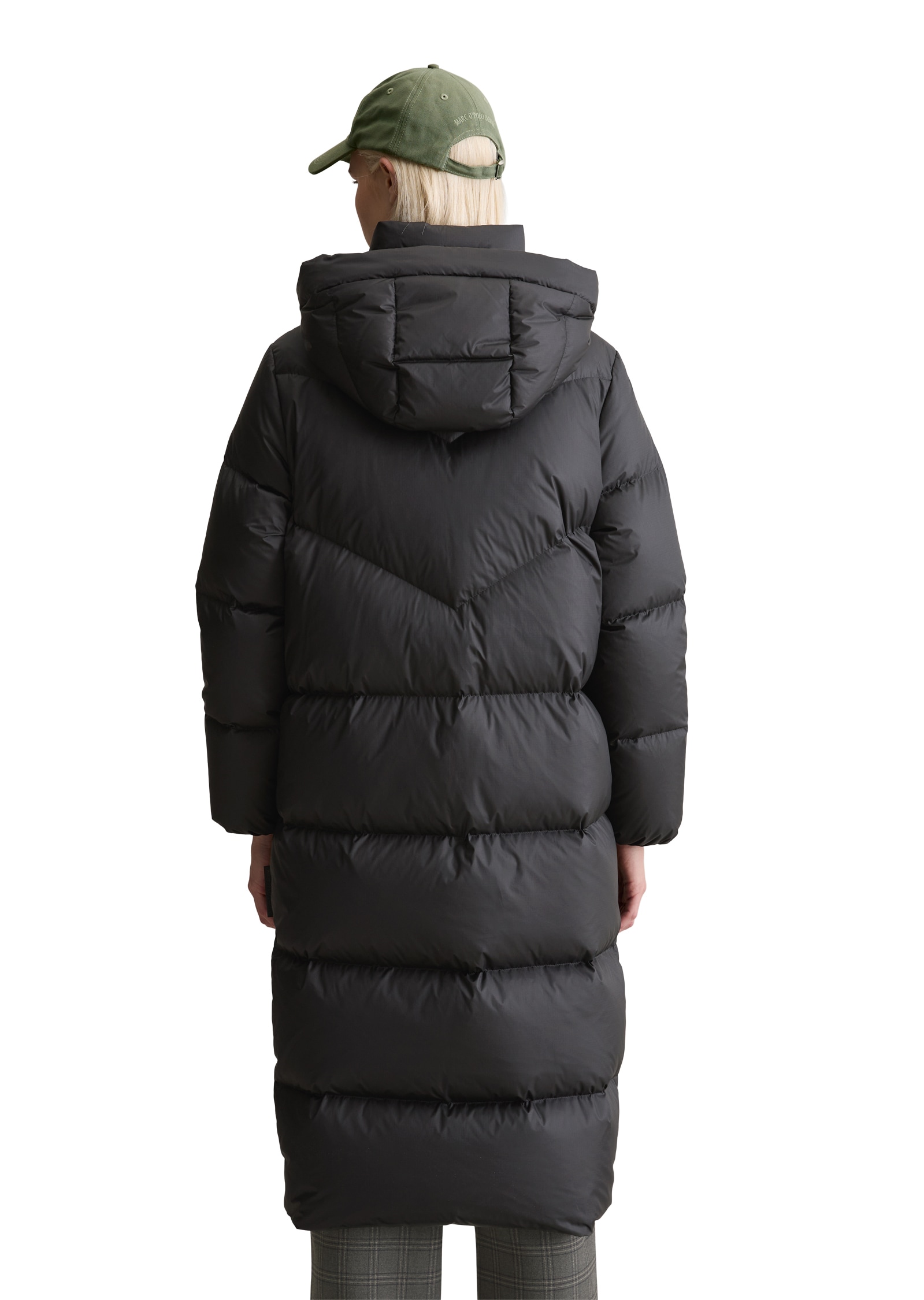 Marc O'Polo DENIM Daunenmantel Wintermantel, 2-Wege-Reißverschluss, relaxed fit, Kapuze abnehmbar