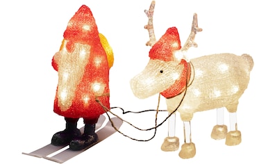 EGLO LED Dekolicht »MERRYVILLE«, 3 flammig-flammig, Auto mit  Weihnachtsmann, Weihnachtsdekoration, Fensterdeko mit Timer online kaufen |  mit 3 Jahren XXL Garantie