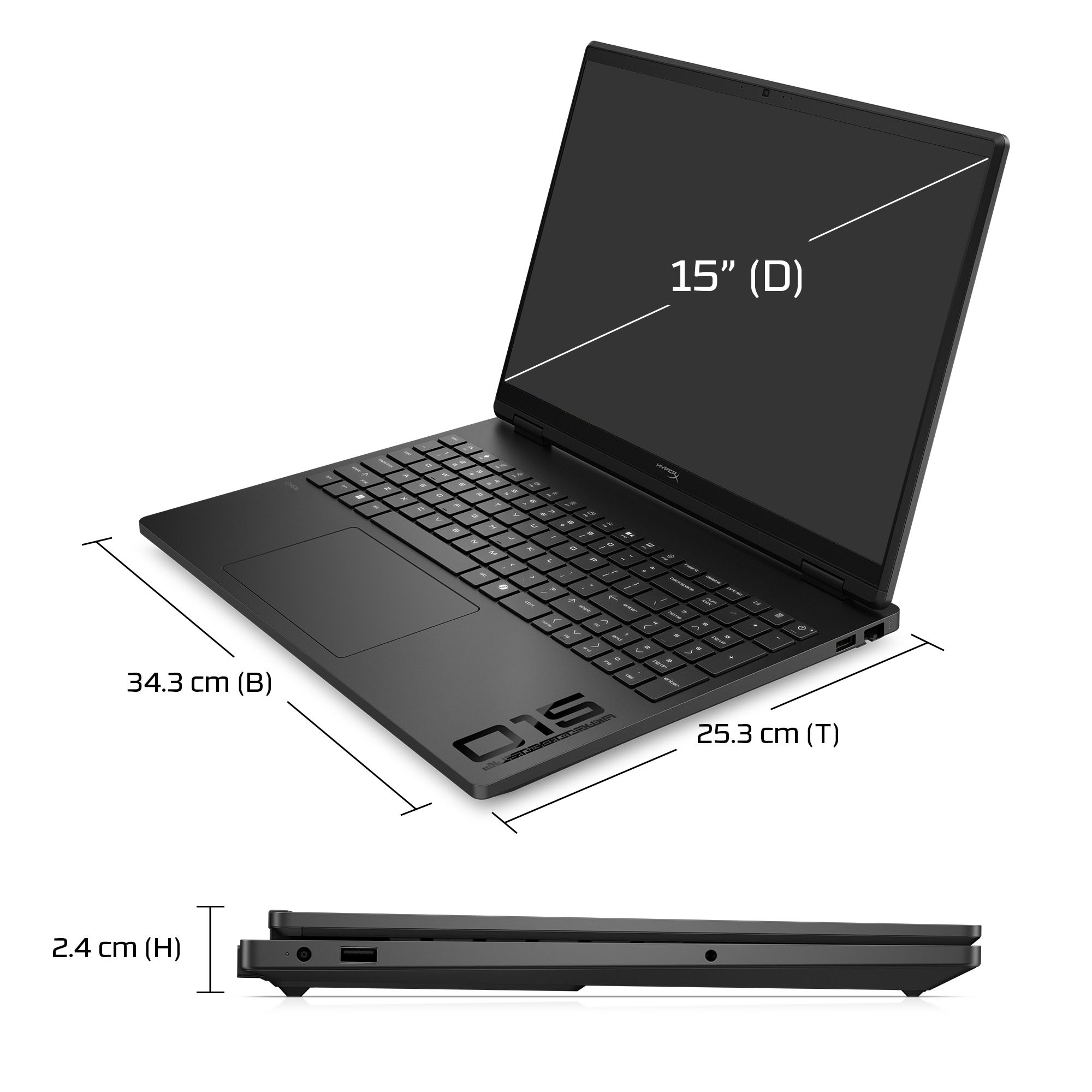 HP Gaming-Notebook »15-gb0071ng« 38,8 cm / 15,3 ″ AMD Ryzen 7 GeForce RTX 5070 512 GB SSD