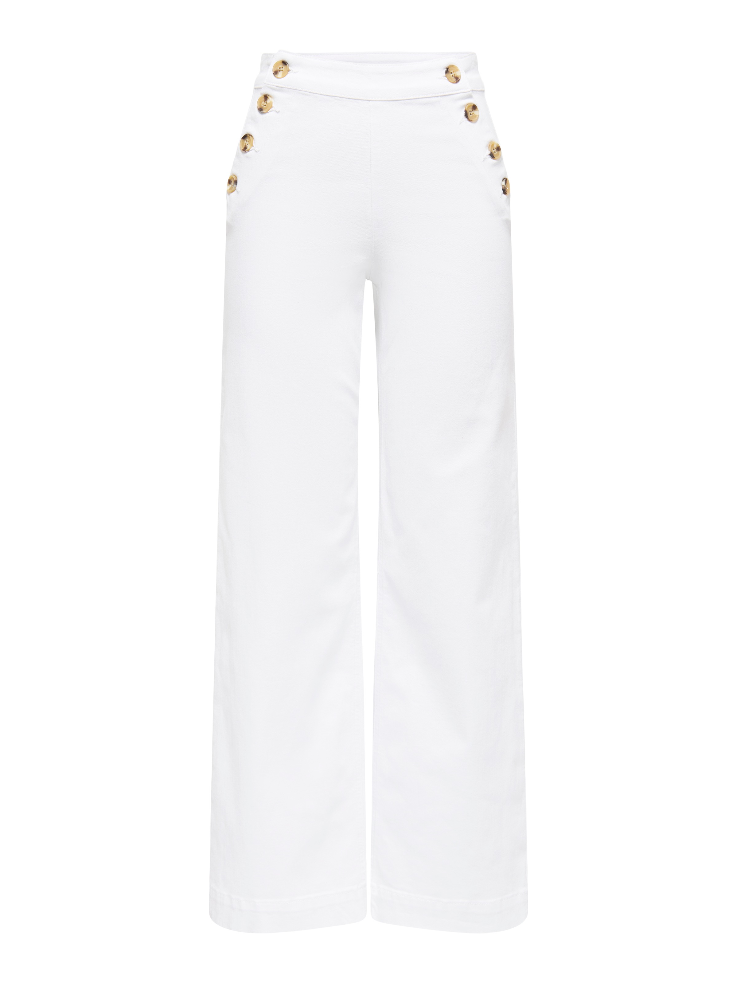 ONLY High-waist-Jeans »ONLMADISON HW BUTTON WIDE DNM 730 NOOS« mit Knopf Details