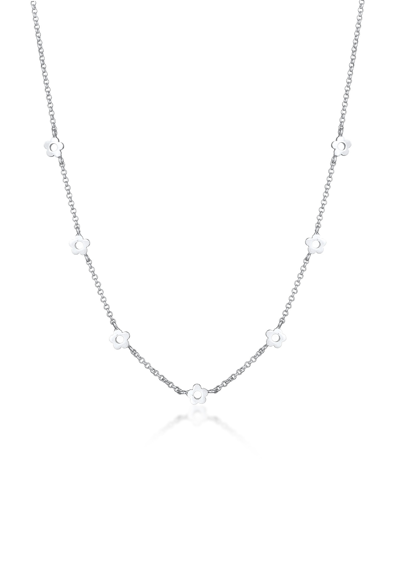 Elli Kette ohne Anhänger »Halskette Kinder Blumen Blüte Flower 925 Silber«