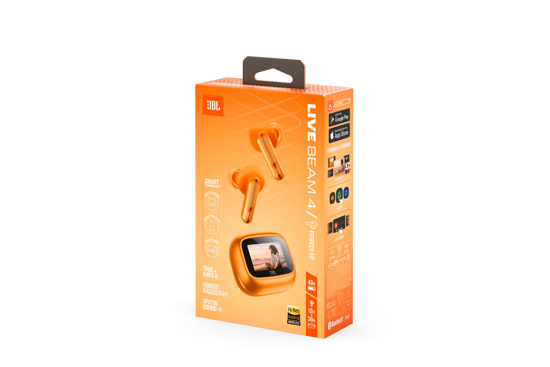 JBL wireless In-Ear-Kopfhörer »LIVE BEAM 4« A2DP Bluetooth Adaptive Noise-Cancelling | Freisprechfunktion | True Wireless Kabellose Ohrhörer mit Noise-Cancelling-Funktion