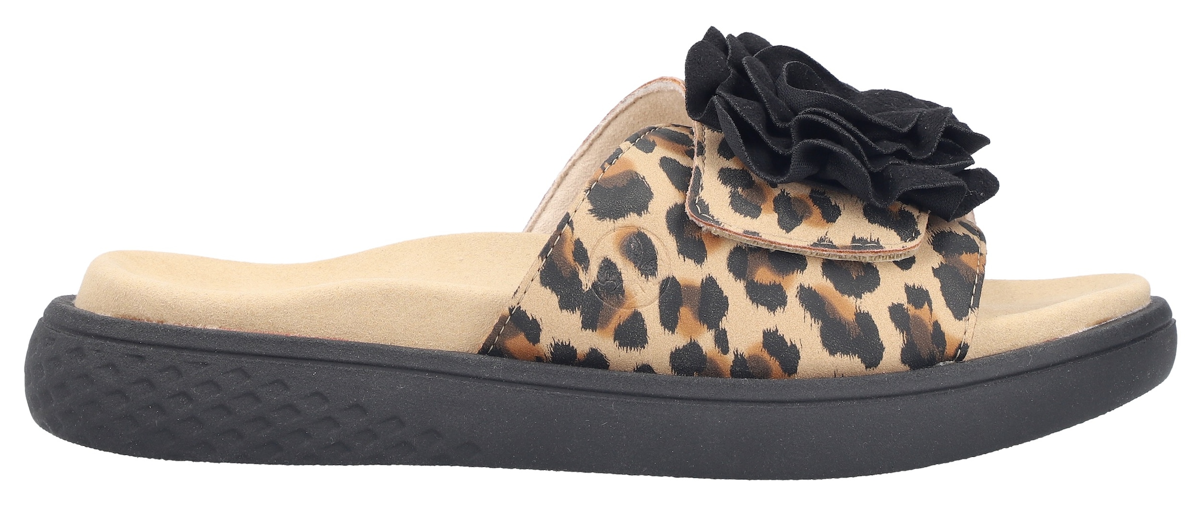 Rieker Pantolette  Sommerschuh, Hausschuh, Strandschuh mit bequemem Fußbett