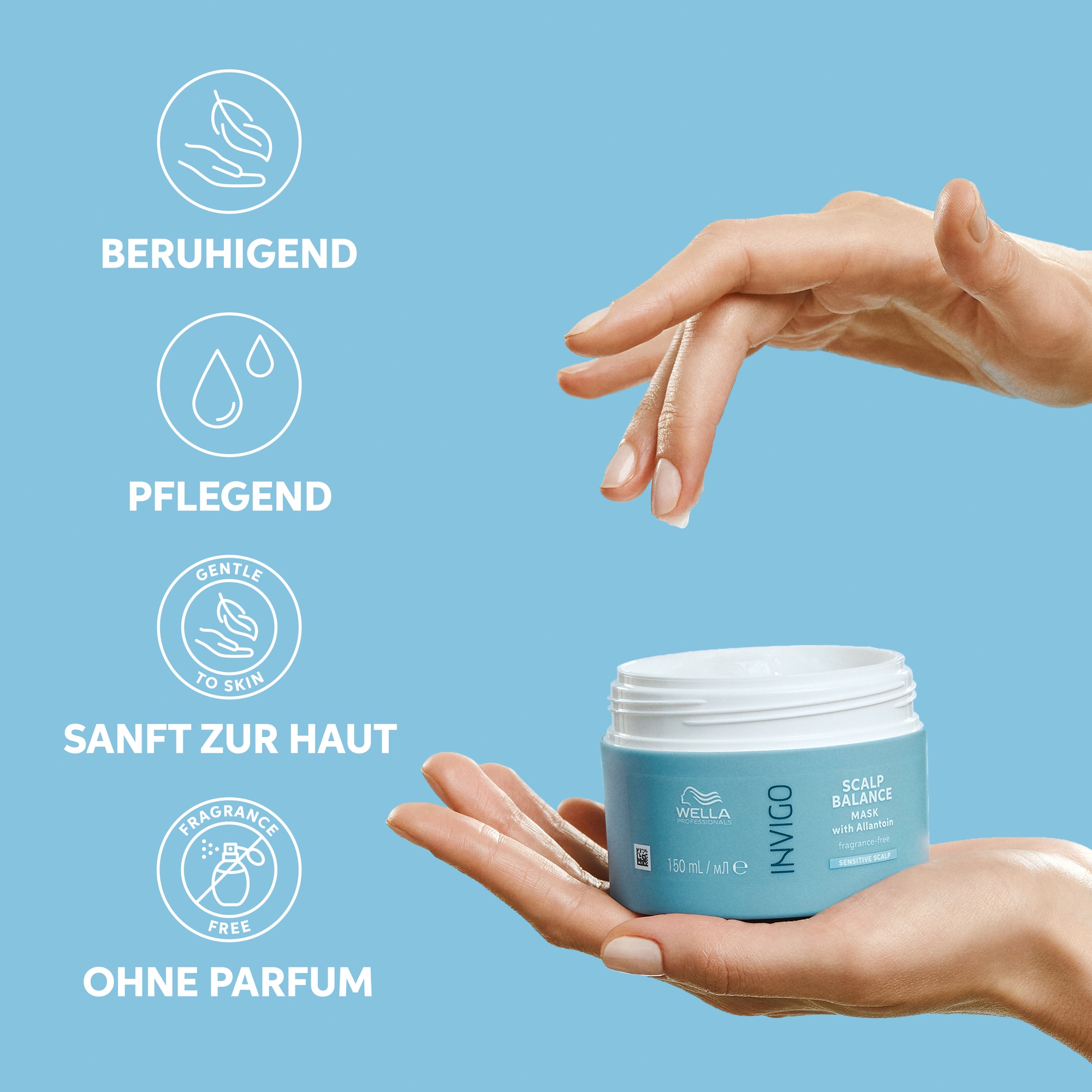 Wella Professionals Haarmaske »Senso Calm Sensitiv-Maske« pflegend, hilft bei empfindlicher Kopfhaut