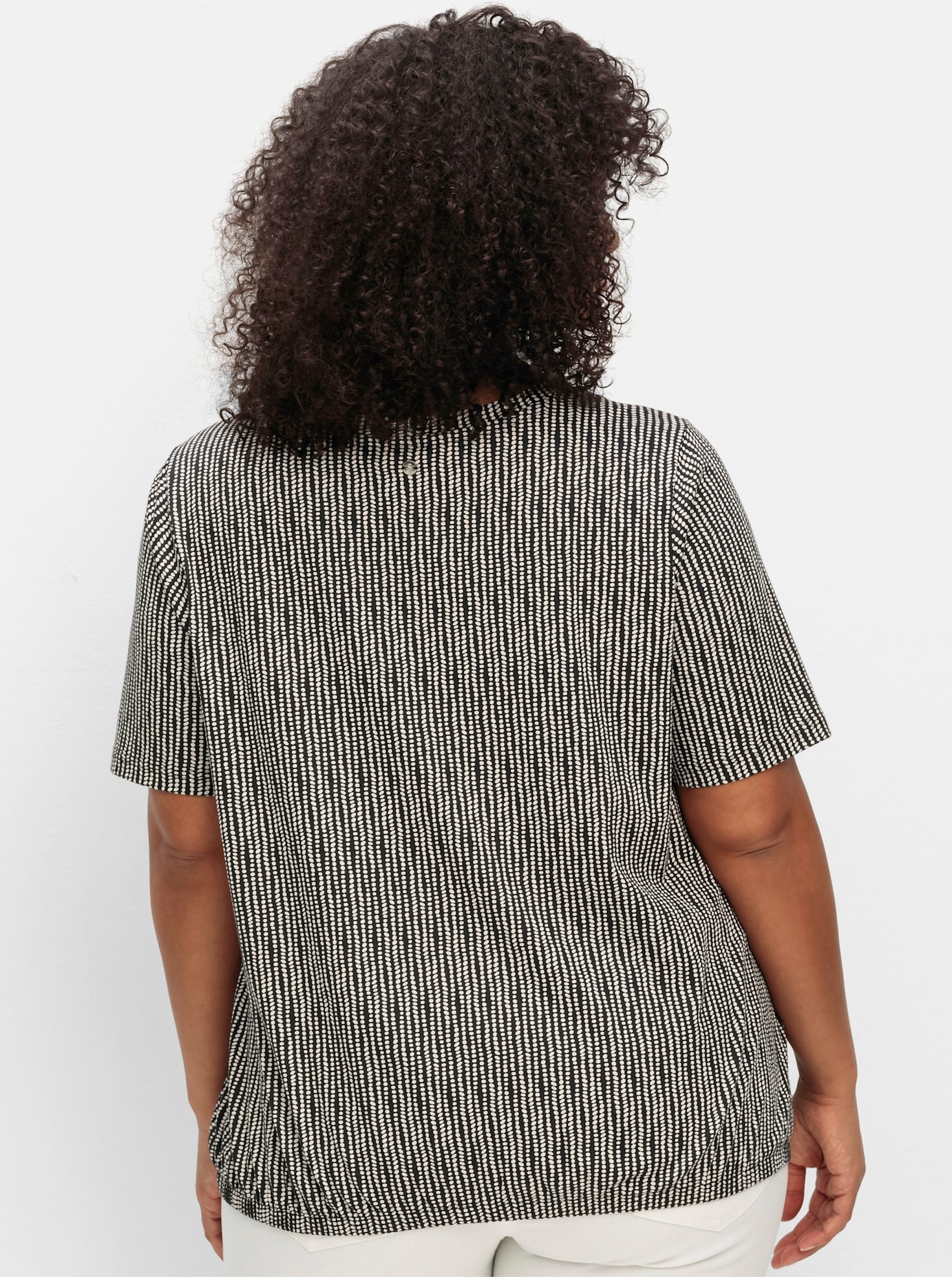 Sheego Kurzarmshirt »Rundhalsshirt« 1 Stk.