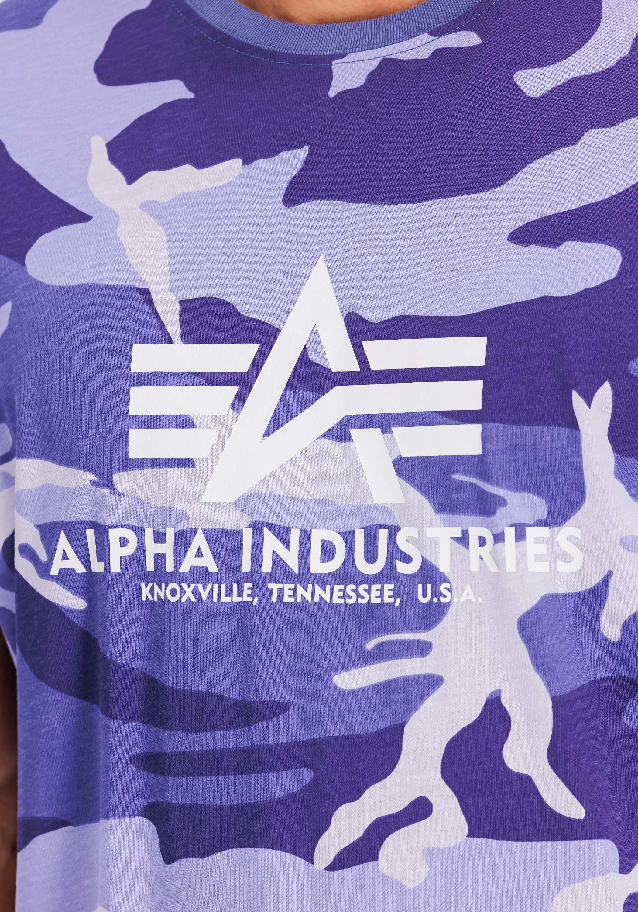 Alpha Industries T-Shirt »Alpha Industries Men - T-Shirts Basic T-Shirt BL Camo«