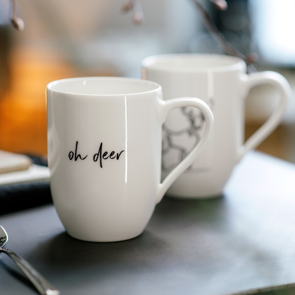 Villeroy & Boch Becher »Kaffeebecher XMAS Statement 280 ml 2er Set weiß«