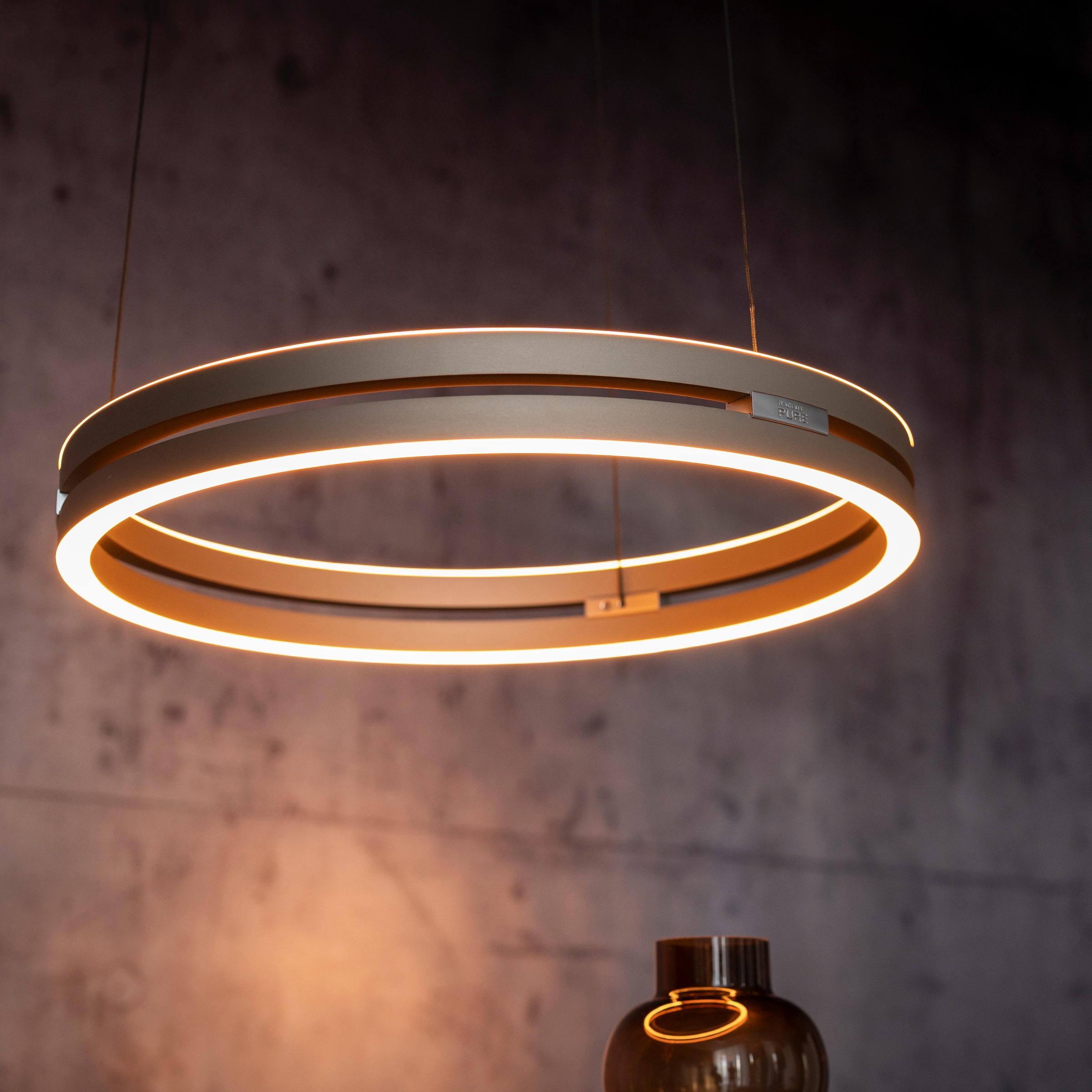 Neuhaus PURE LED Pendelleuchte »PURE E-Loop« LED-Board 1 Stk. warmweiß - kaltweiß e-LIFT® Funktion, CCT, dimmbar über Fernbedienung