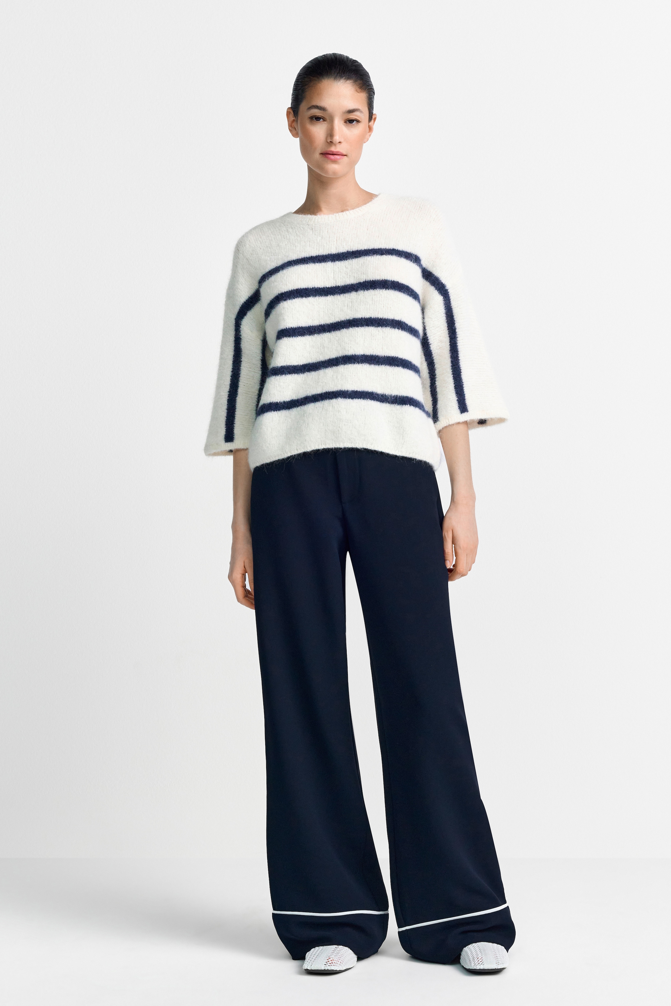 RICHROYAL Rundhalspullover