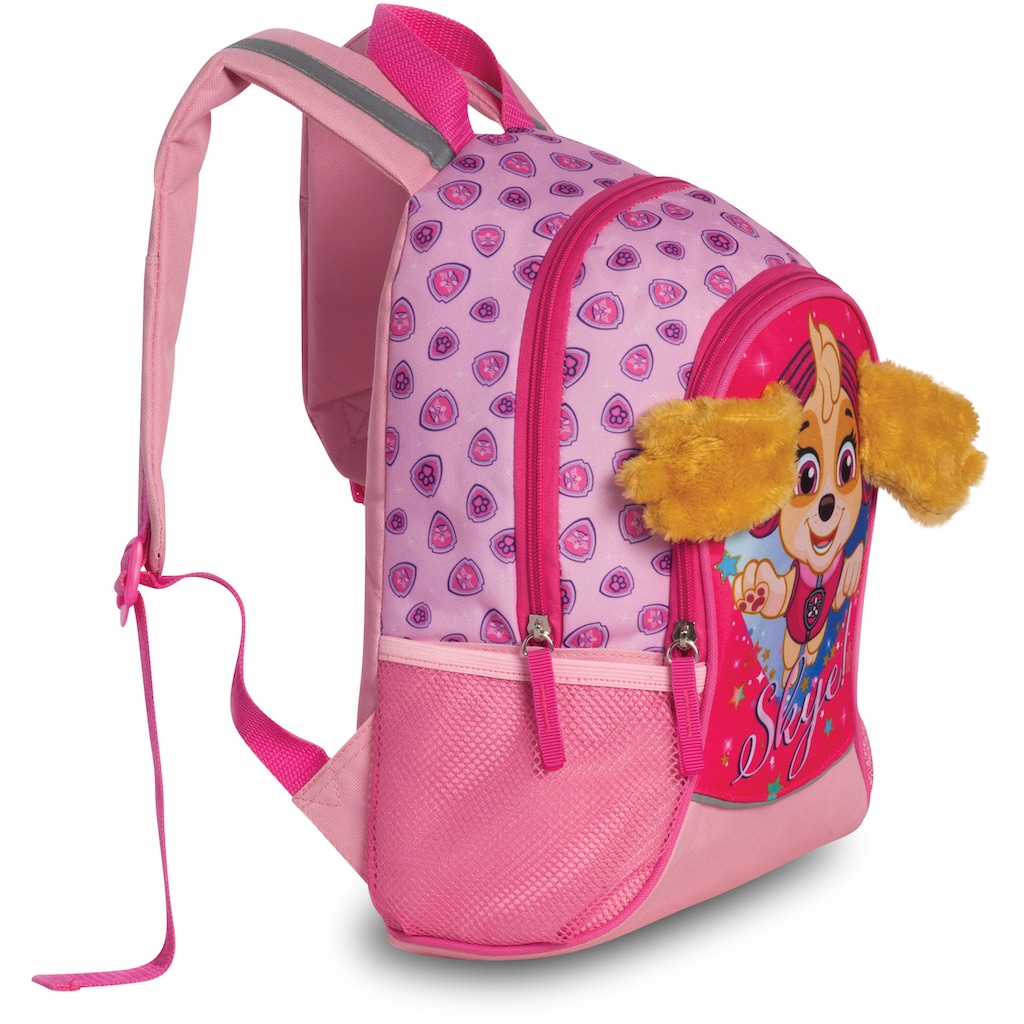 fabrizio® Kinderrucksack »Viacom Paw Patrol, rosa«, reflektierende Streifen auf den Schultergurten-Floureszierende Flächen