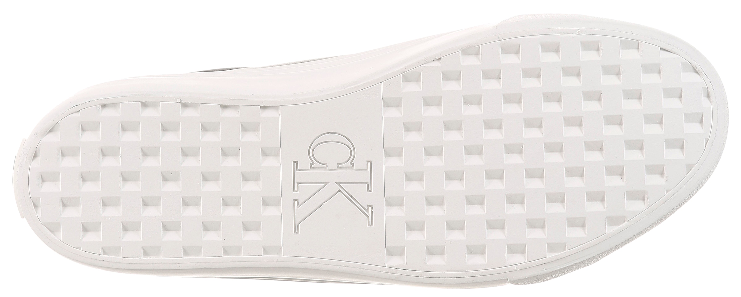 Calvin Klein Plateausneaker »VULC FLATFORM LACEUP LOW LTH«  Schnürschuh, Halbschuh, Freizeitschuh mit seitlichem Logoschriftzug
