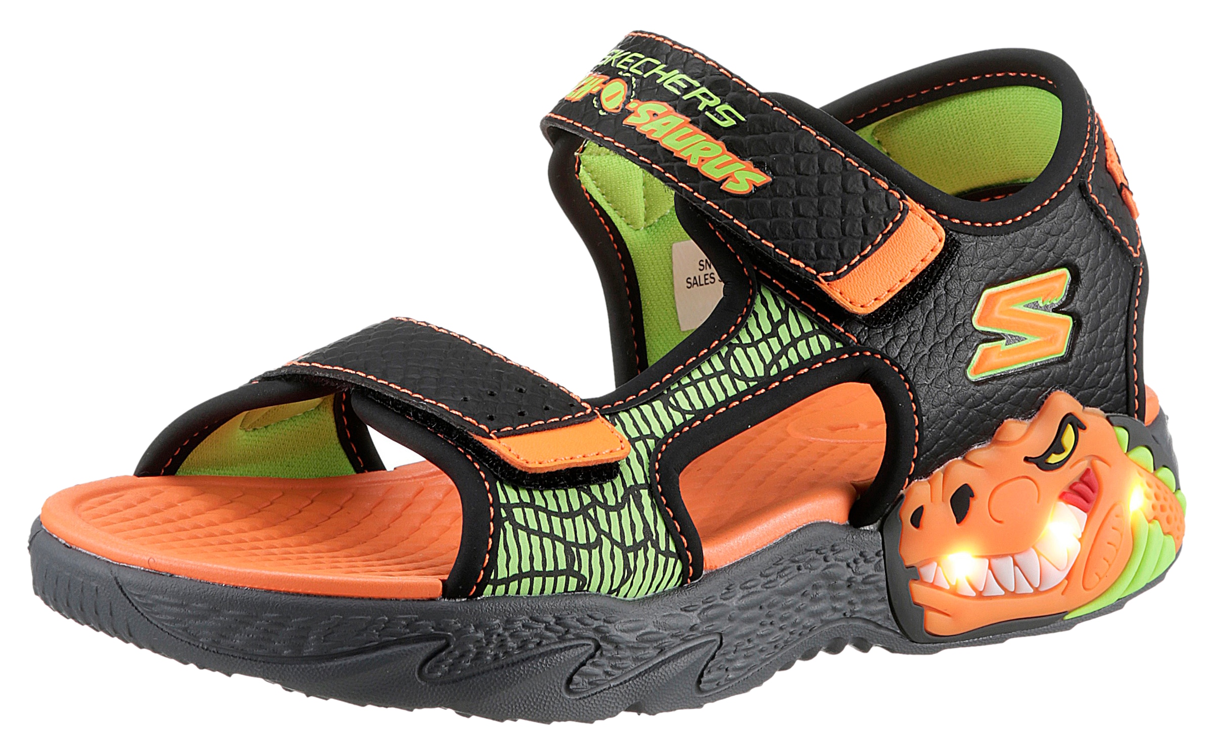 Sandale »CREATURE-SPLASH«, Sommerschuh, Klettschuh, Sandalette, mit Blinkfunktion