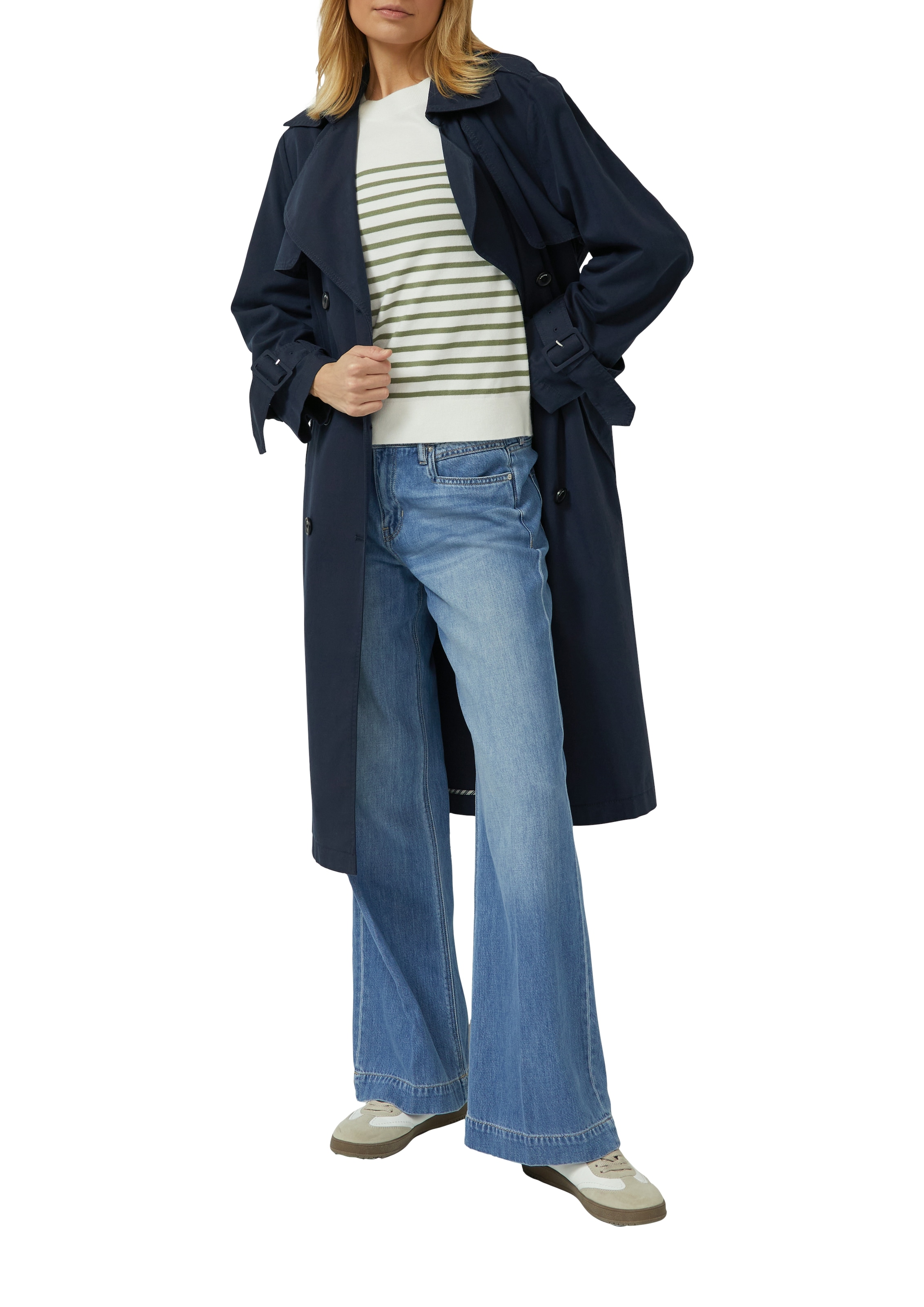 s.Oliver Rundhalspullover mit Streifenmuster