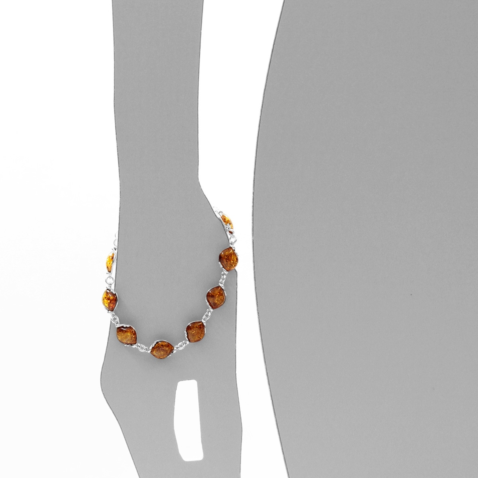 OSTSEE-SCHMUCK Armband »- Sally - Silber 925/000 - Bernstein«