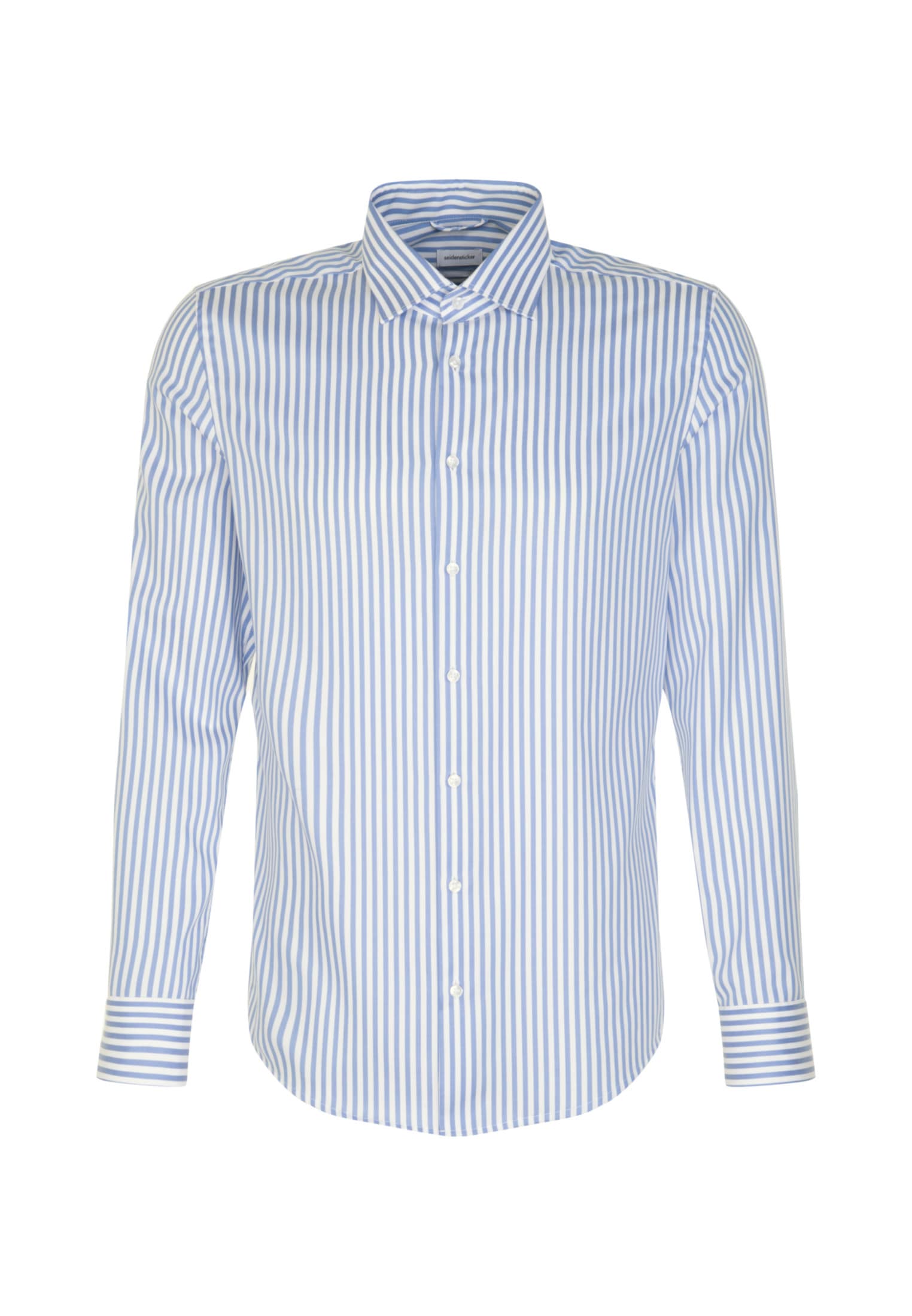 seidensticker Businesshemd »Schwarze Rose« Slim 1/1 Extra lang Kentkragen Gestreift