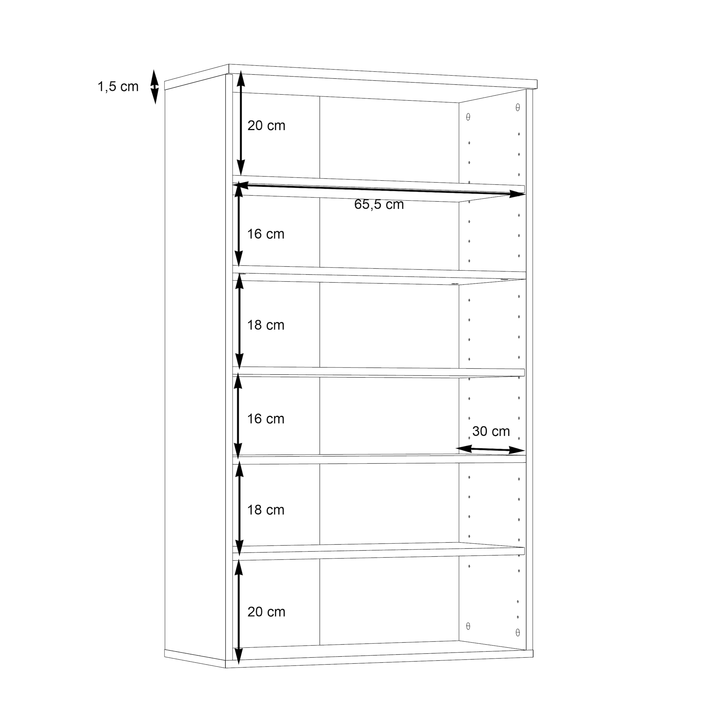 FORTE Schuhschrank »Boots«, Breite ca. 69 cm