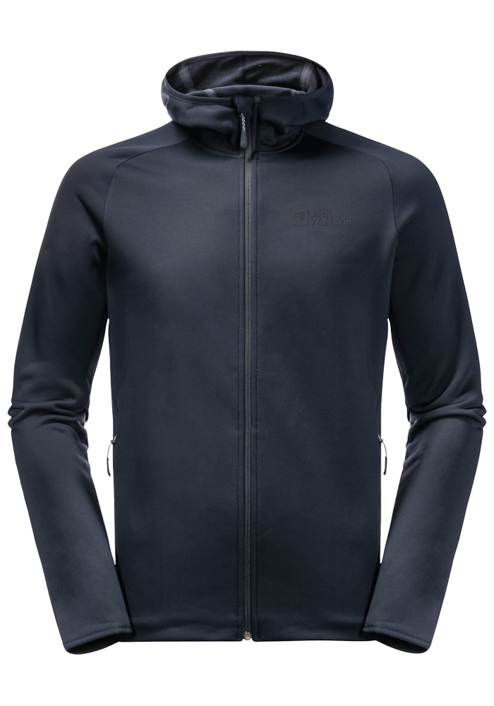 Jack Wolfskin Fleecejacke »BAISELBERG HOODED FZ M«, mit Kapuze