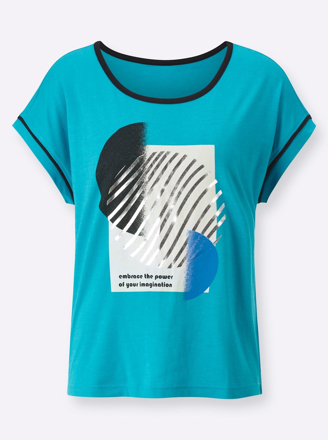 Inspirationen Kurzarmshirt »Rundhals-Shirt« 1 Stk.