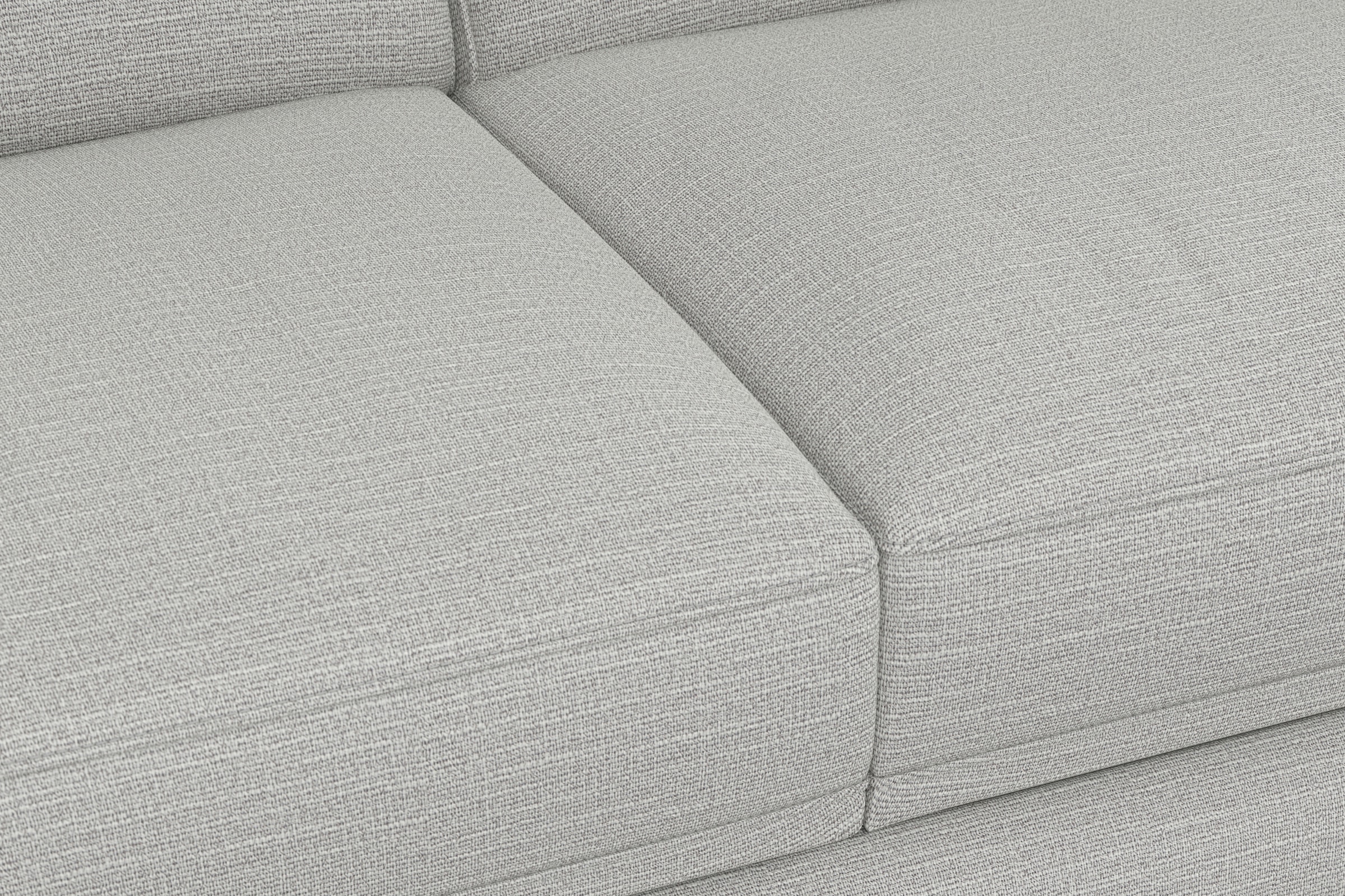 sit&more Ecksofa »Dundee L-Form«, mit Federkern und Edelstahlfüßen, wahlweise mit Kopfteilverstellung