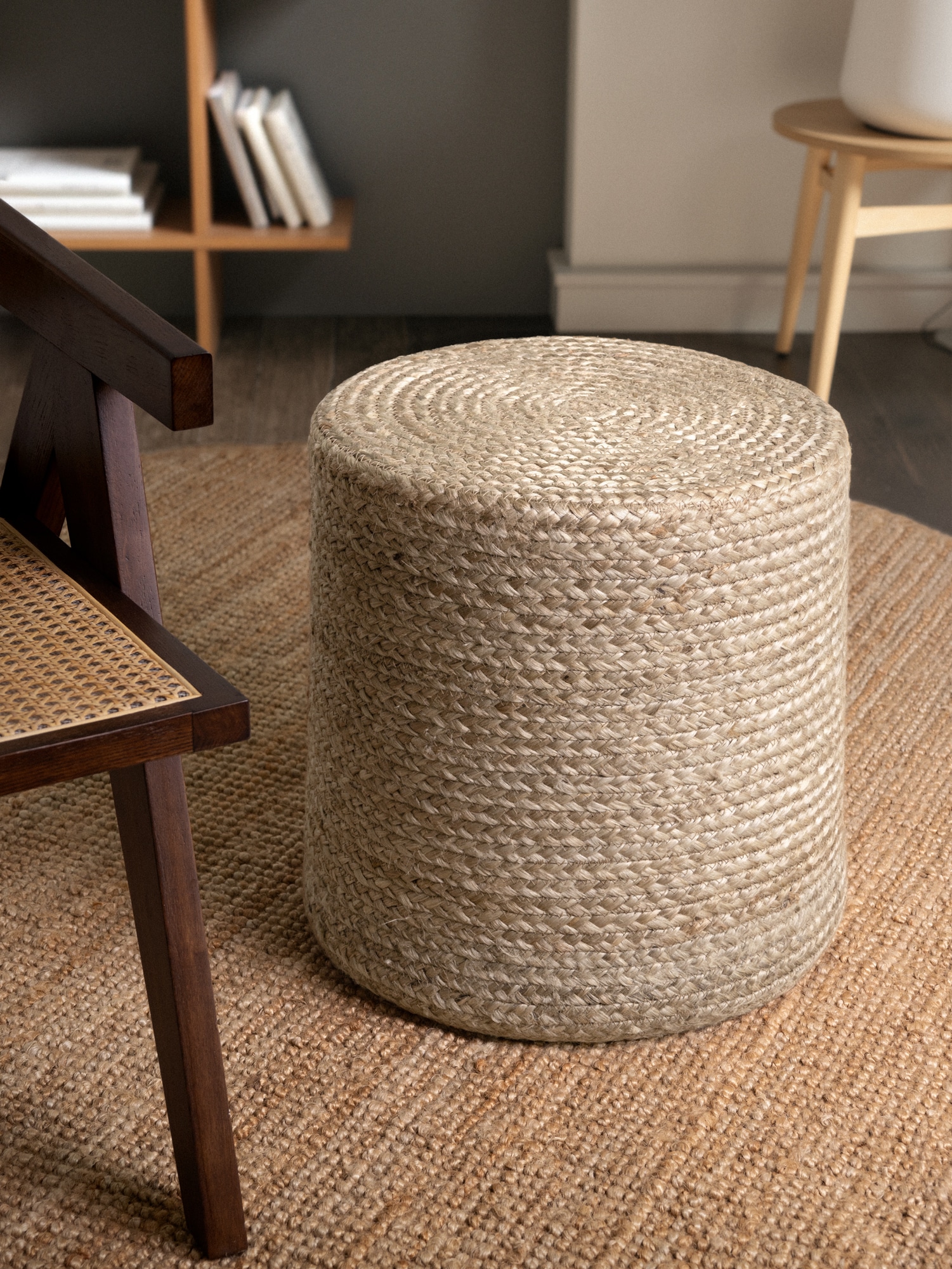 HANSE Home Pouf »Jutta, Jute«, (1 St.), Jute, Natur, Wohnzimmer, Esszimmer, Schlafzimmer, Flur, Modern, Boho