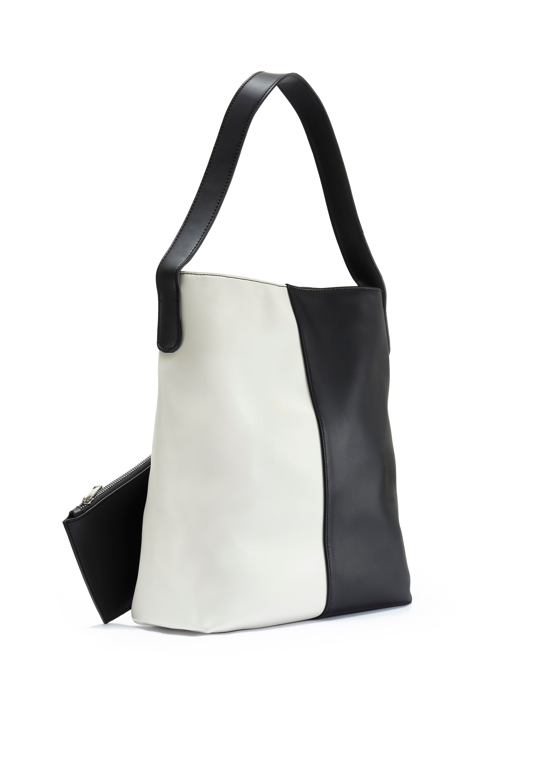 Vivance Shopper, (2 tlg.), colourblocking Schultertasche Handtasche, bei kleiner mit Innentasche, UNIVERSAL online