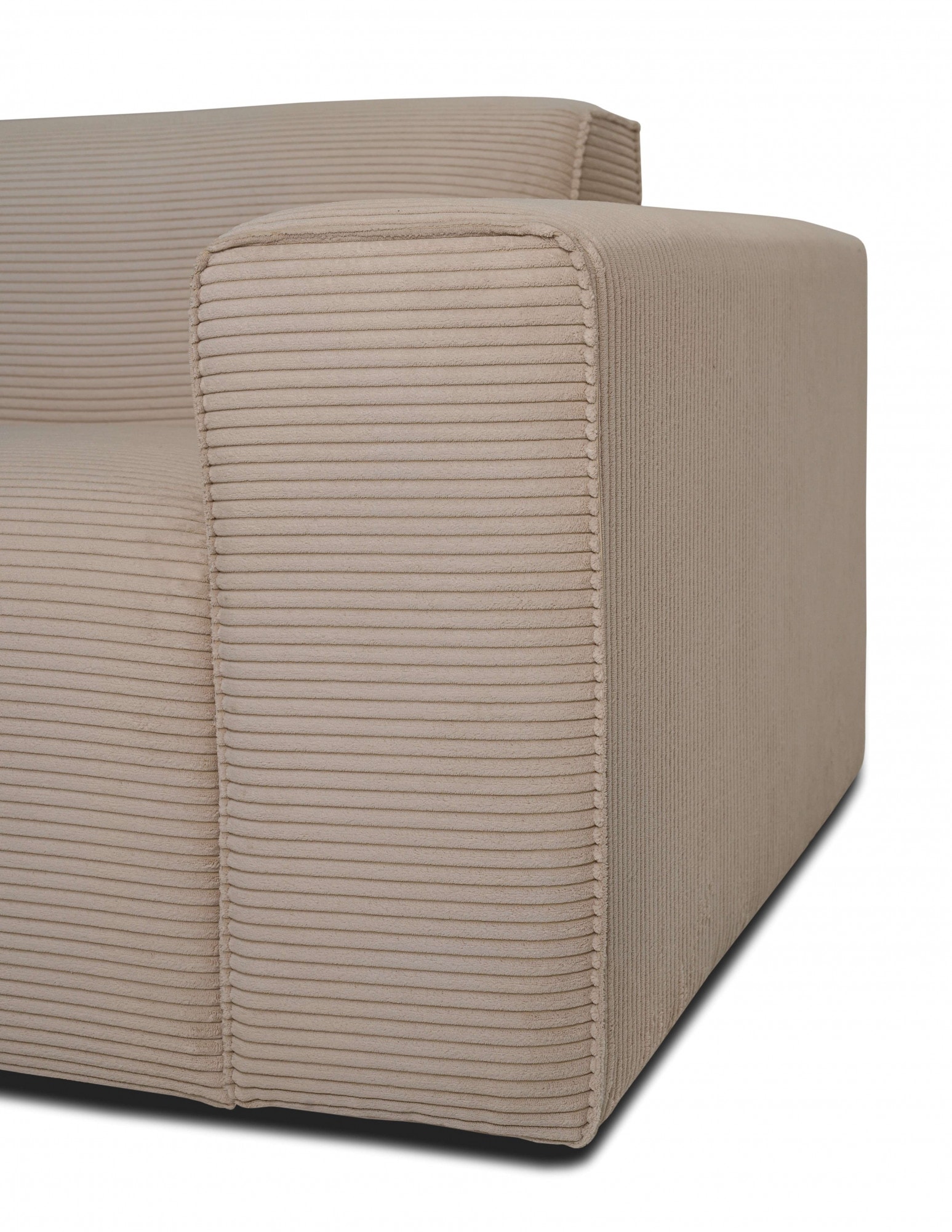 OTTO home Wohnlandschaft »Clayton Breite 371 cm, U-Form« in einem trendigen Cord-Bezug, verschiedene Kombinationen verfügbar