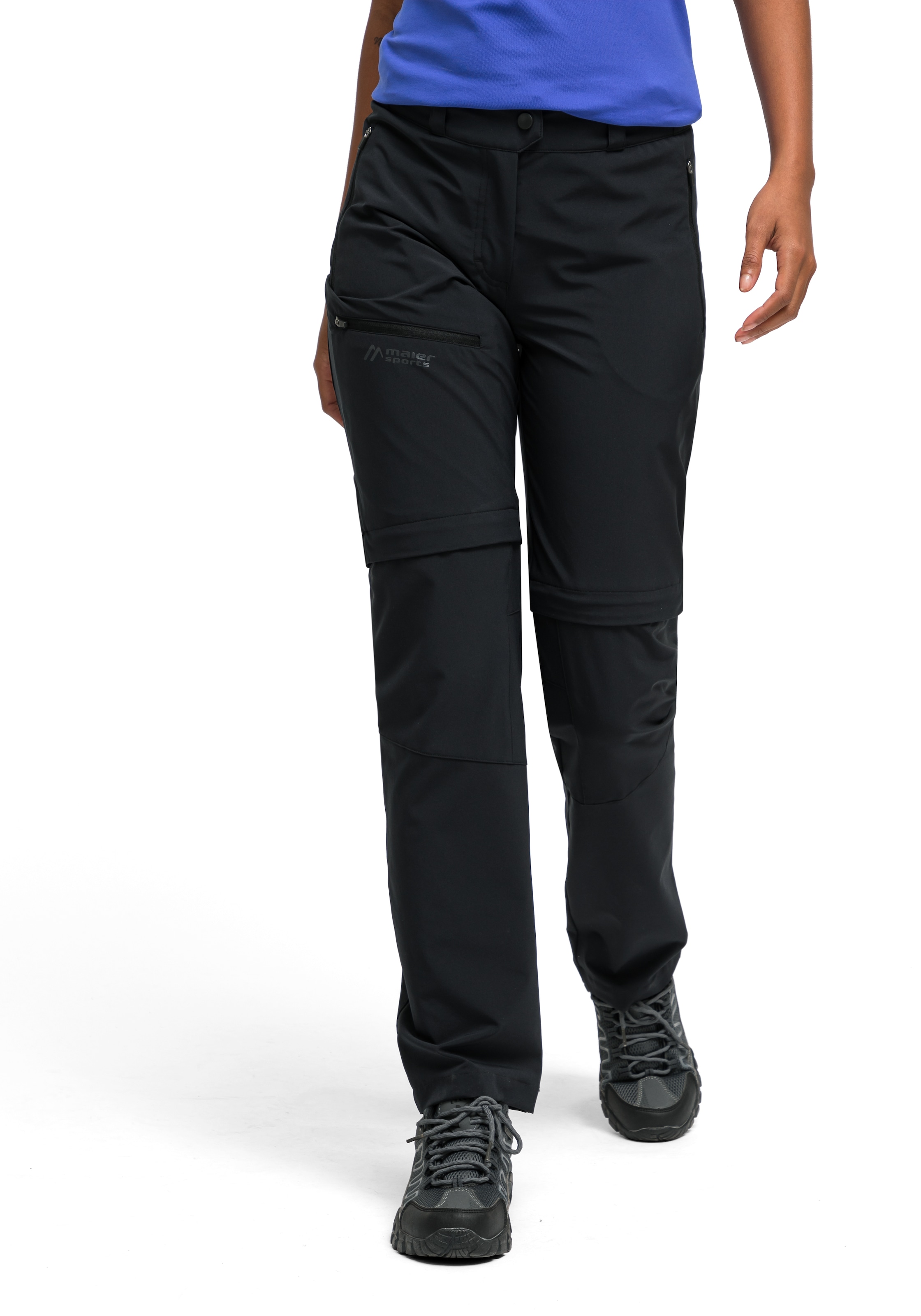 Maier Sports Funktionshose »Latit Zip W«, Bequeme Outdoorhose mit bequemem Schnitt