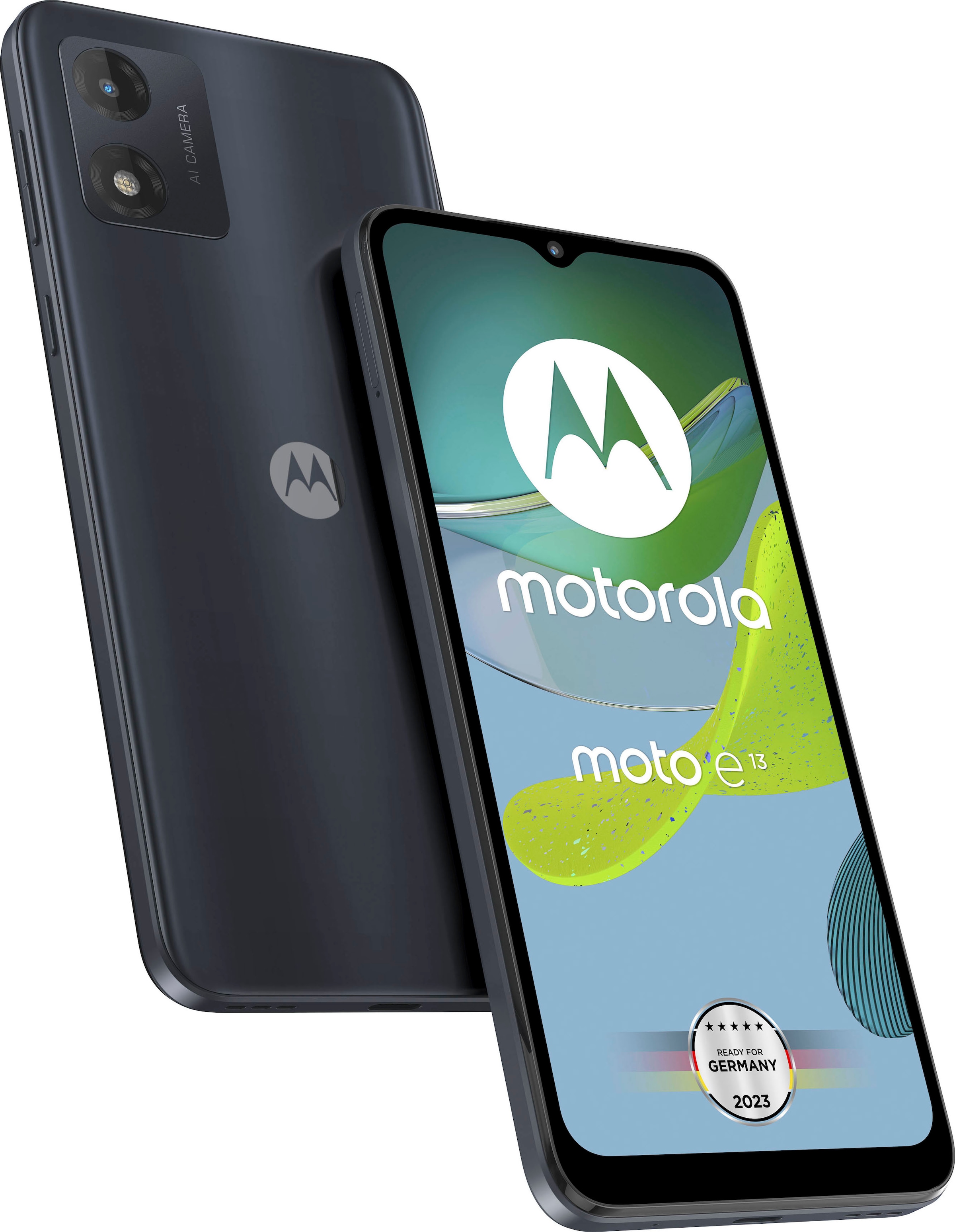 Motorola Smartphone »moto E13«, Cosmic Schwarz, 16,56 cm/6,52 Zoll, 128 GB Speicherplatz, 13 MP Kamera