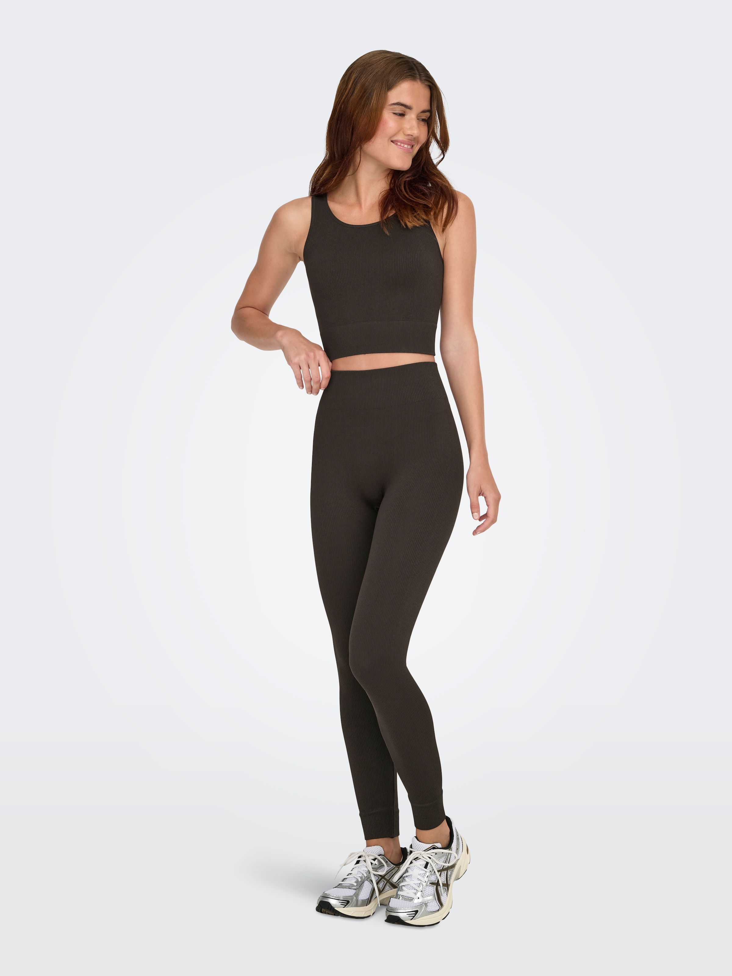 ONLY Play Trainingstop »ONPJAIA LIFE« Cropped Fit, in feiner Rippstruktur