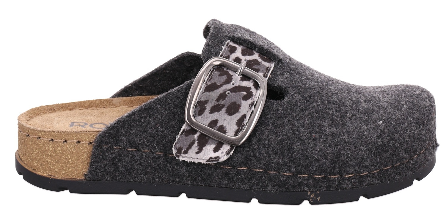 Rohde Pantoffel »SOAVE«  Hausschuh, Schlappen, Clog, Homeslipper mit Plateausohle