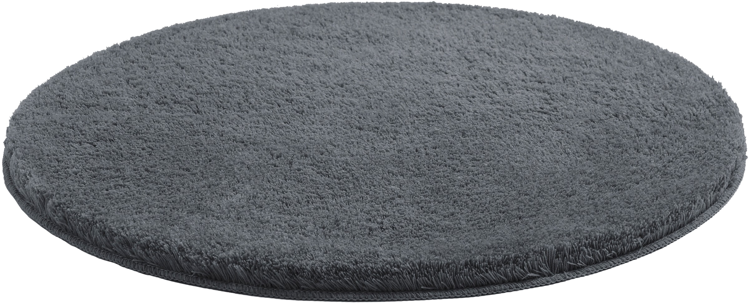 my home Badematte »Merida, Badvorleger, Badezimmer Teppich«, rutschhemmend beschichtet, fußbodenheizungsgeeignet-schnell trocknend-strapazierfähig, Badteppich, Uni Farben, rechteckig, rund & als 2-tlg. Set erhältlich