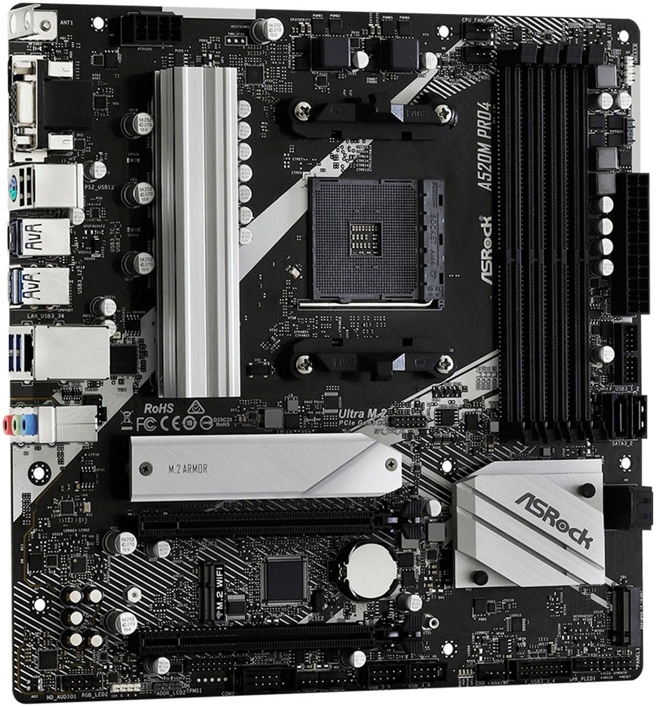 Asrock Mainboard »A520M Pro4«